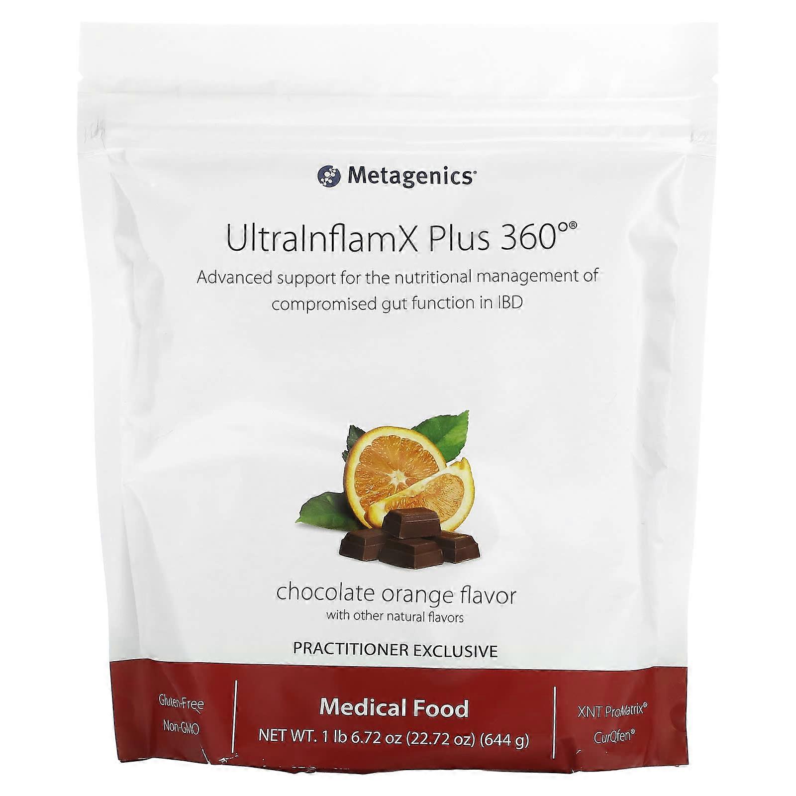 UltralnflamX Plus 360ÃÂÃÂÃÂÃÂ¬ÃÂÃÂ¢ÃÂÃÂÃÂÃÂ, Medical Food, Chocolate Orange, 22.72 oz (644 g)