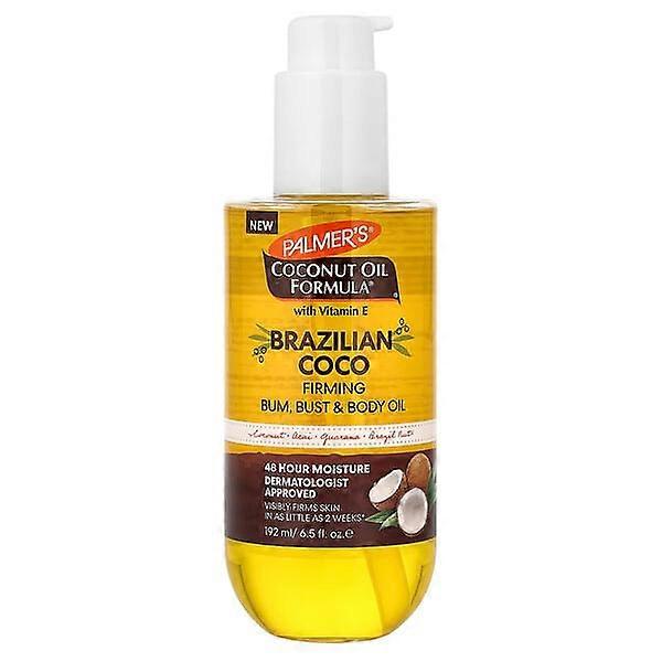 Palmer's, Coconut Oil FormulaÃÂÃÂÃÂÃÂÃÂÃÂÃÂÃÂ® with Vitamin E, Firming Bum, Bust & Body Oil, Brazilian Coco, 6.5 fl oz (192 ml)