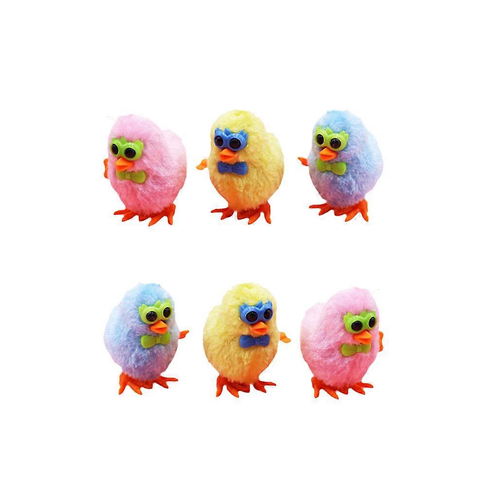 Cartoon Walking Toy Wind Up Toys for Toddlers 6Pcs Assorted