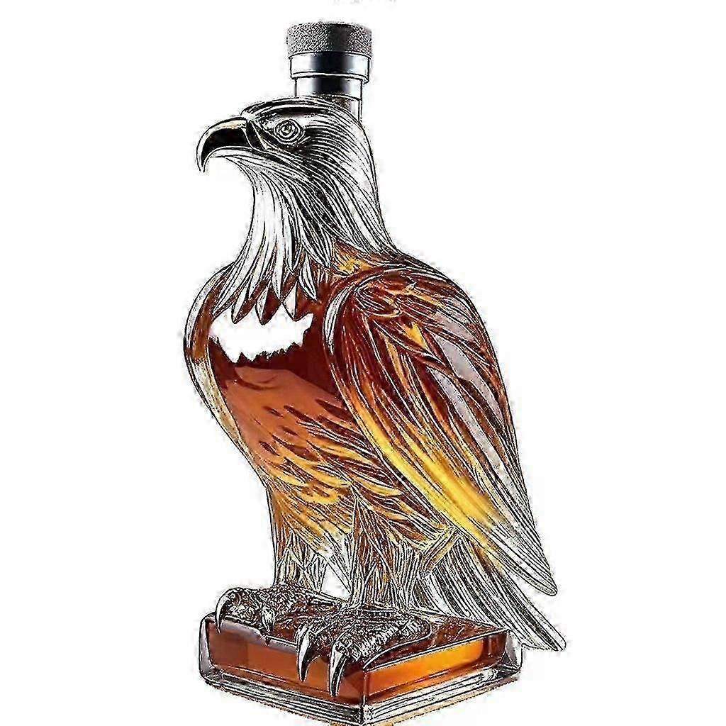 Funny Animal Shaped Bottle Glass Whiskey Decanter with Leak-Proof Seal Stopper Whiskey Bottle Home Bar Decor Gifts
