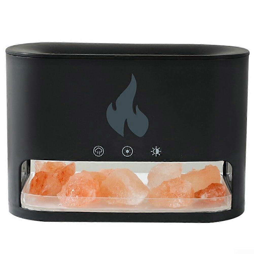 Simulation Flame Humidifier With Colorful Night Light, Scale Mist Technology, 250ml Water Tank, Home Office Yoga Studio