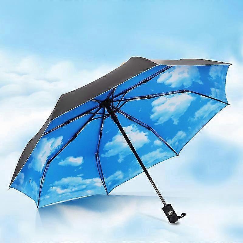 Compact travel umbrella Portable folding windproof mini umbrella Automatic switch umbrella
