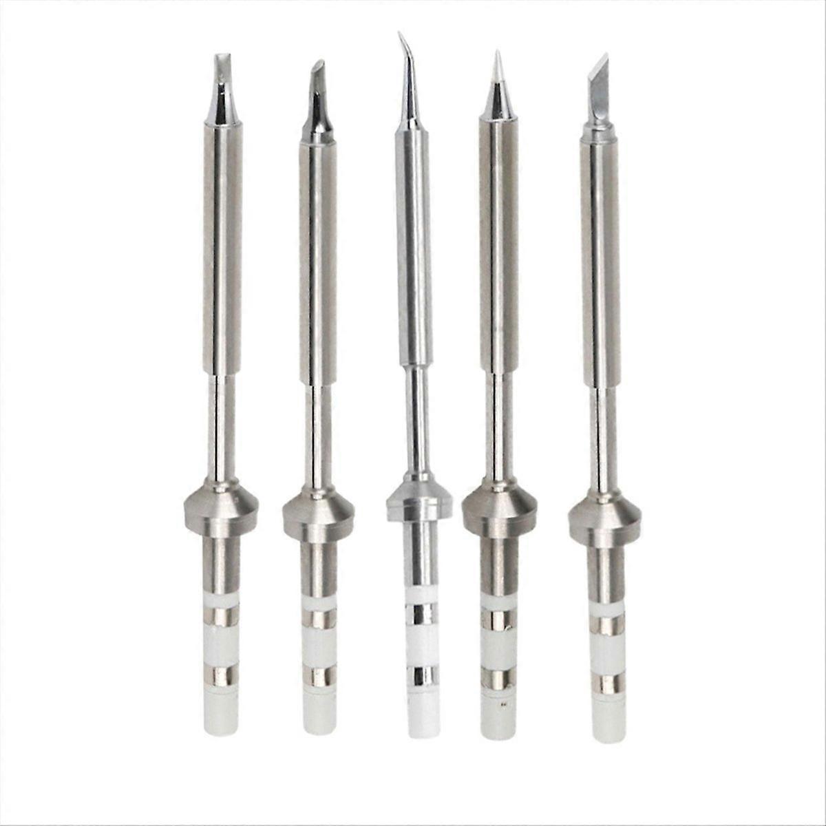 5PCS Soldering Iron Tips,TS100 Series Rapid Heating Replacement Tip
