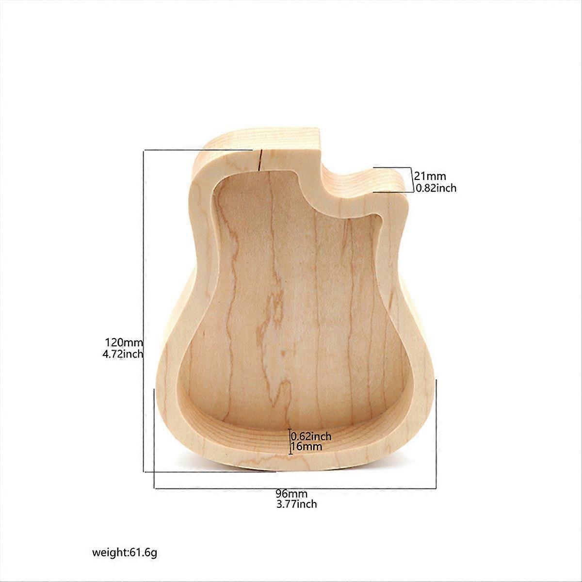 Guitar Shaped Guitar Pick Storage Plectrum Container