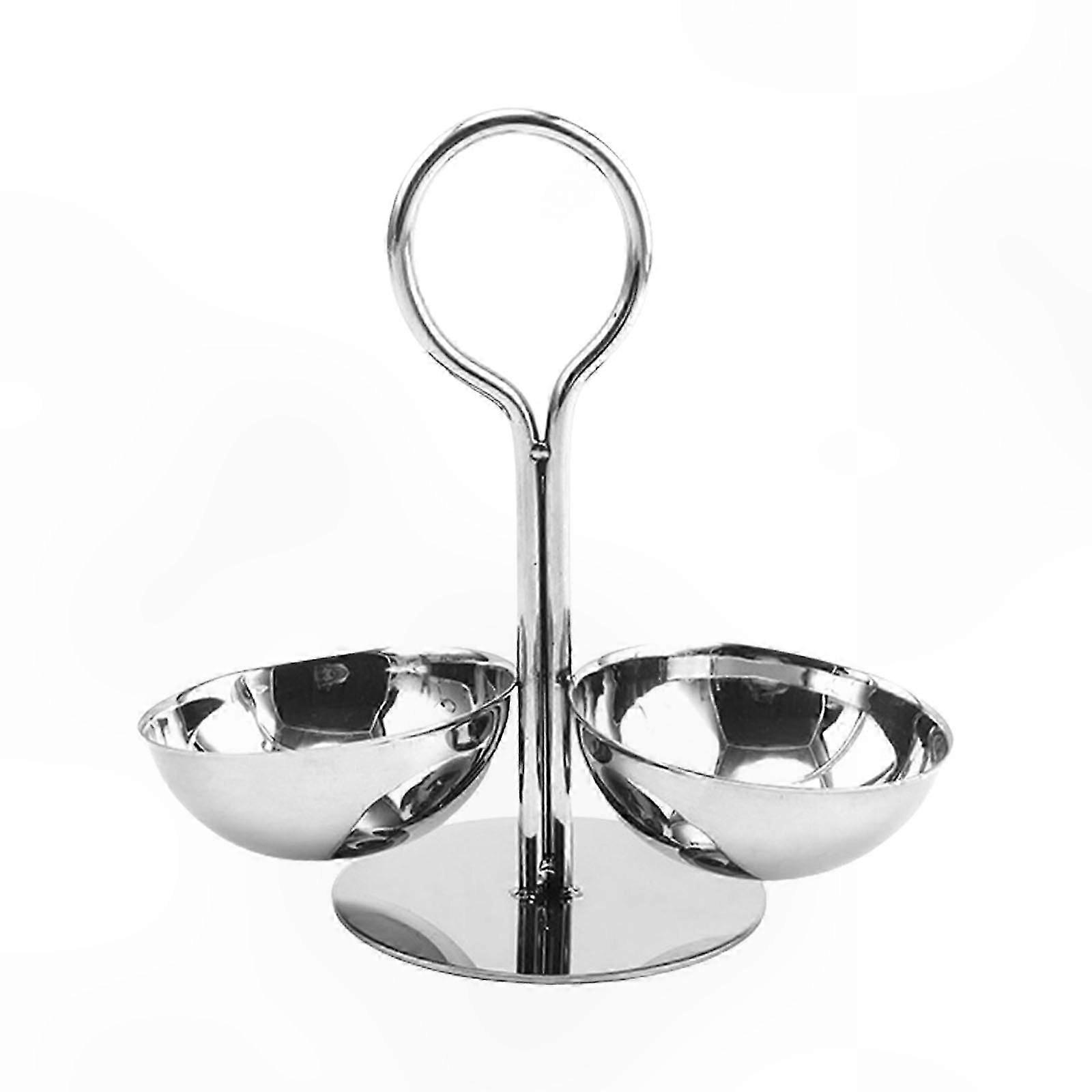 Multi-Section Snack Serving Tray for Nuts, Candy, and Charcuterie Storage