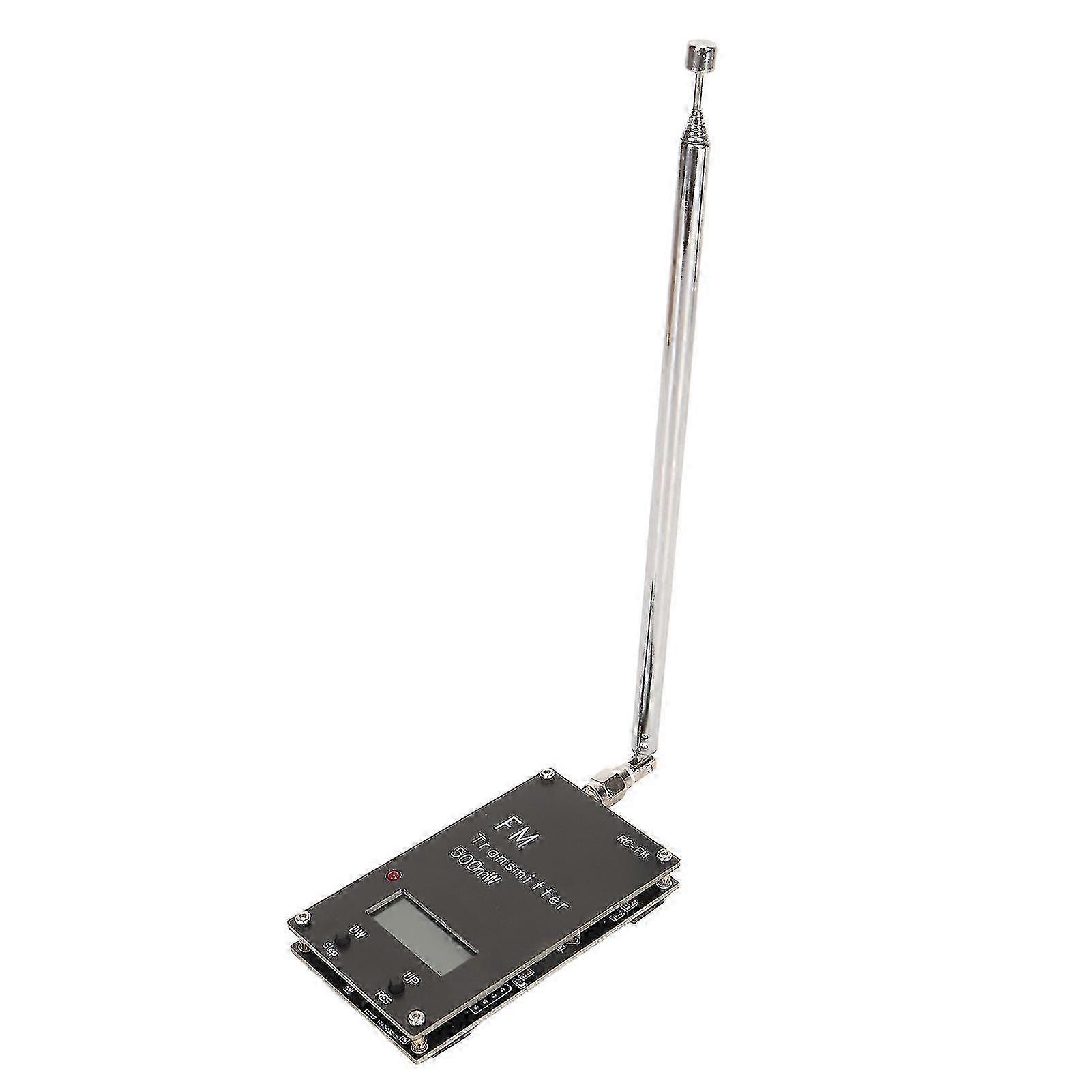 25-26 2000m Fm Transmitter Professional Long Range 76108mhz 0.5w 500mw Stereo Transmitter Module With Digital Lcd Display - MXBC