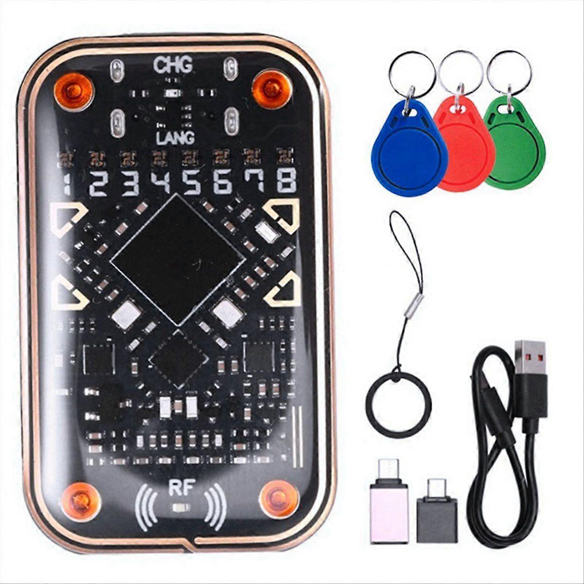 Chameleon V2.0 RFID Smart Card Emulator Restart Smart Chip Reader 125K 13.56M IC ID Decode Duplicat