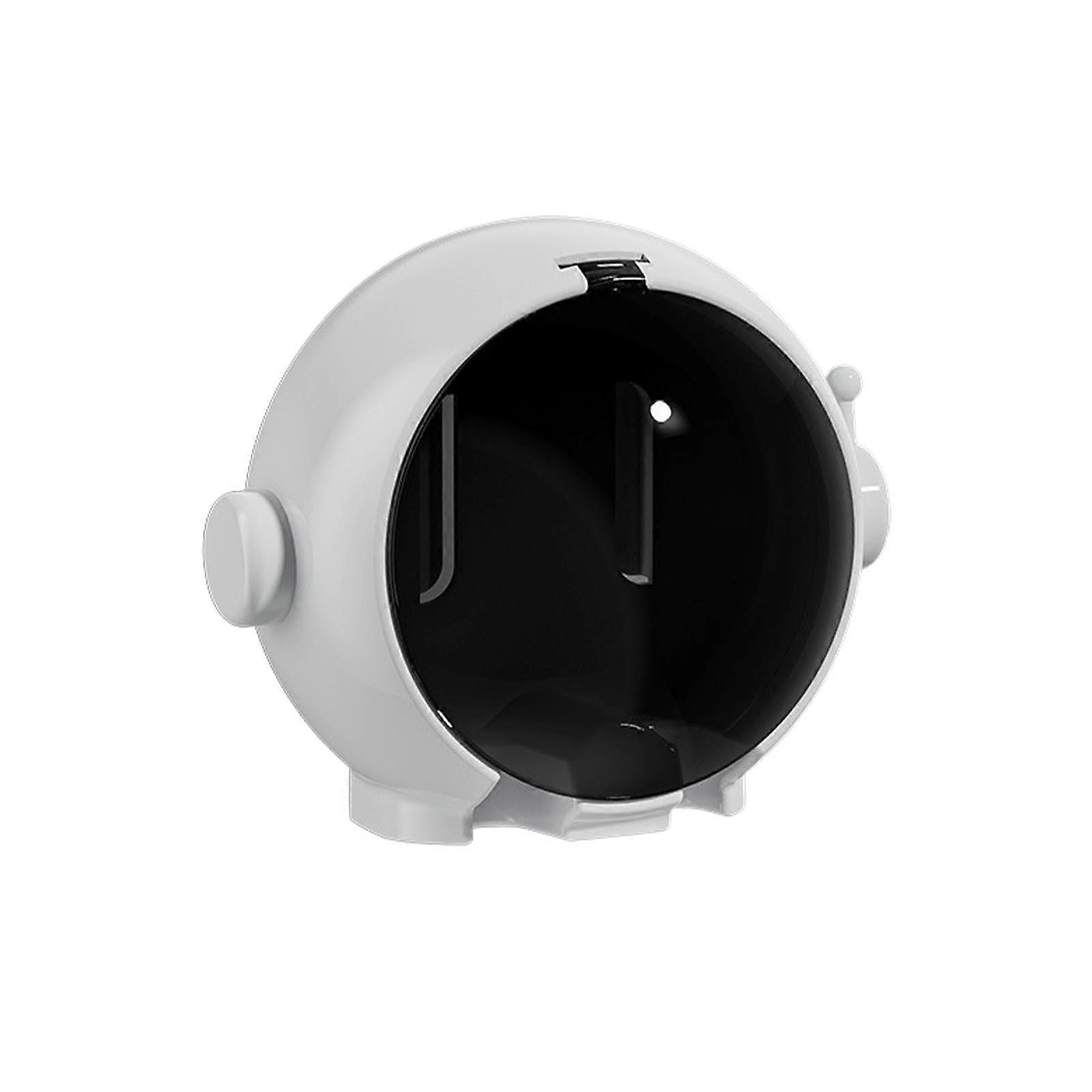 Toothbrush Organizer Wall Mounted Storage Holder With Lid Bathroom