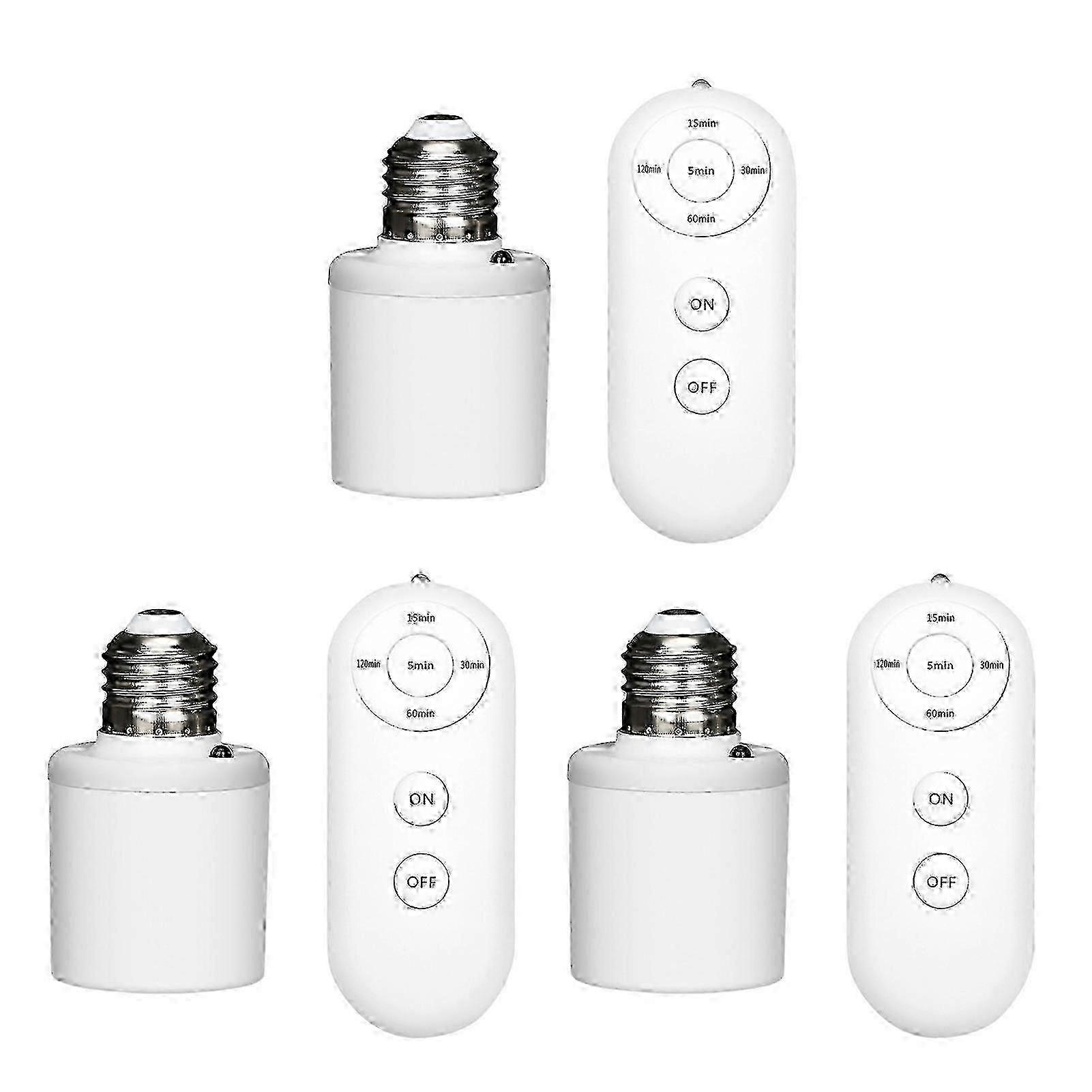 2025 Remote Control Light Lamp Socket, Wireless Remote Control Convenience, Timer Functionality, for Home Dcor