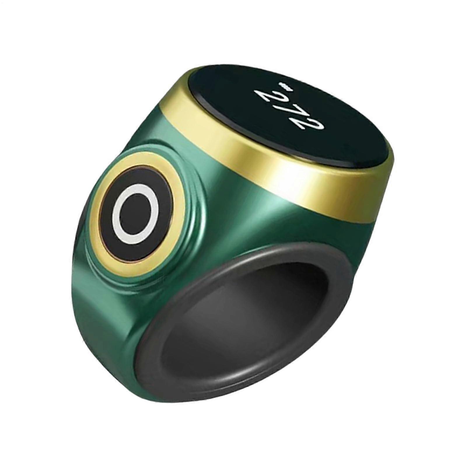 Finger Counter Digital Tally Counter Waterproof Ergonomic Indoor Walking Counter Math Classroom Counter Green