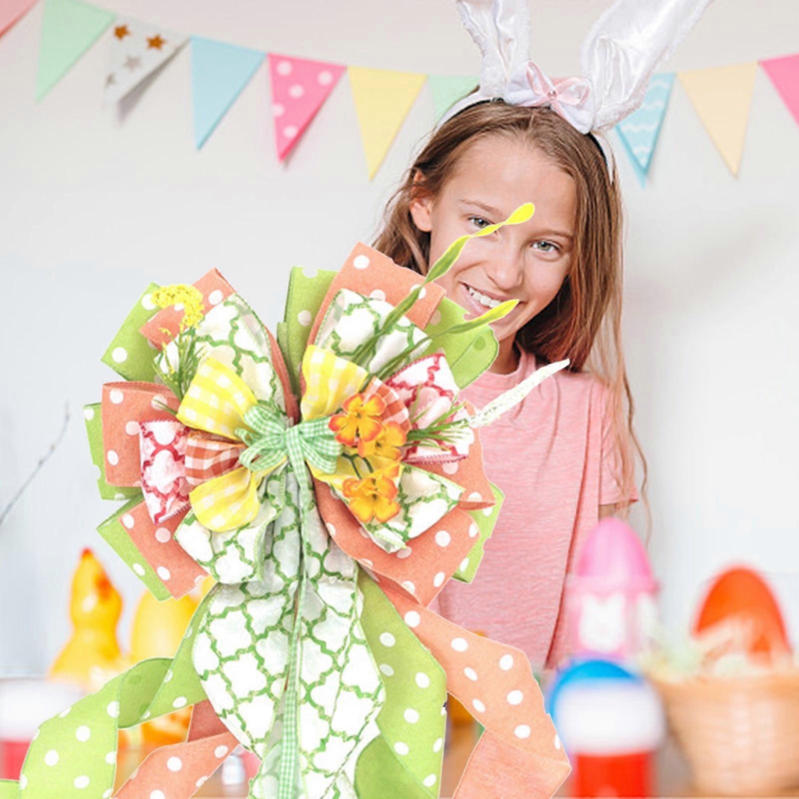 WinysinEaster Bows Create Ambiance Handmade DIY Spring Ribbon Bows