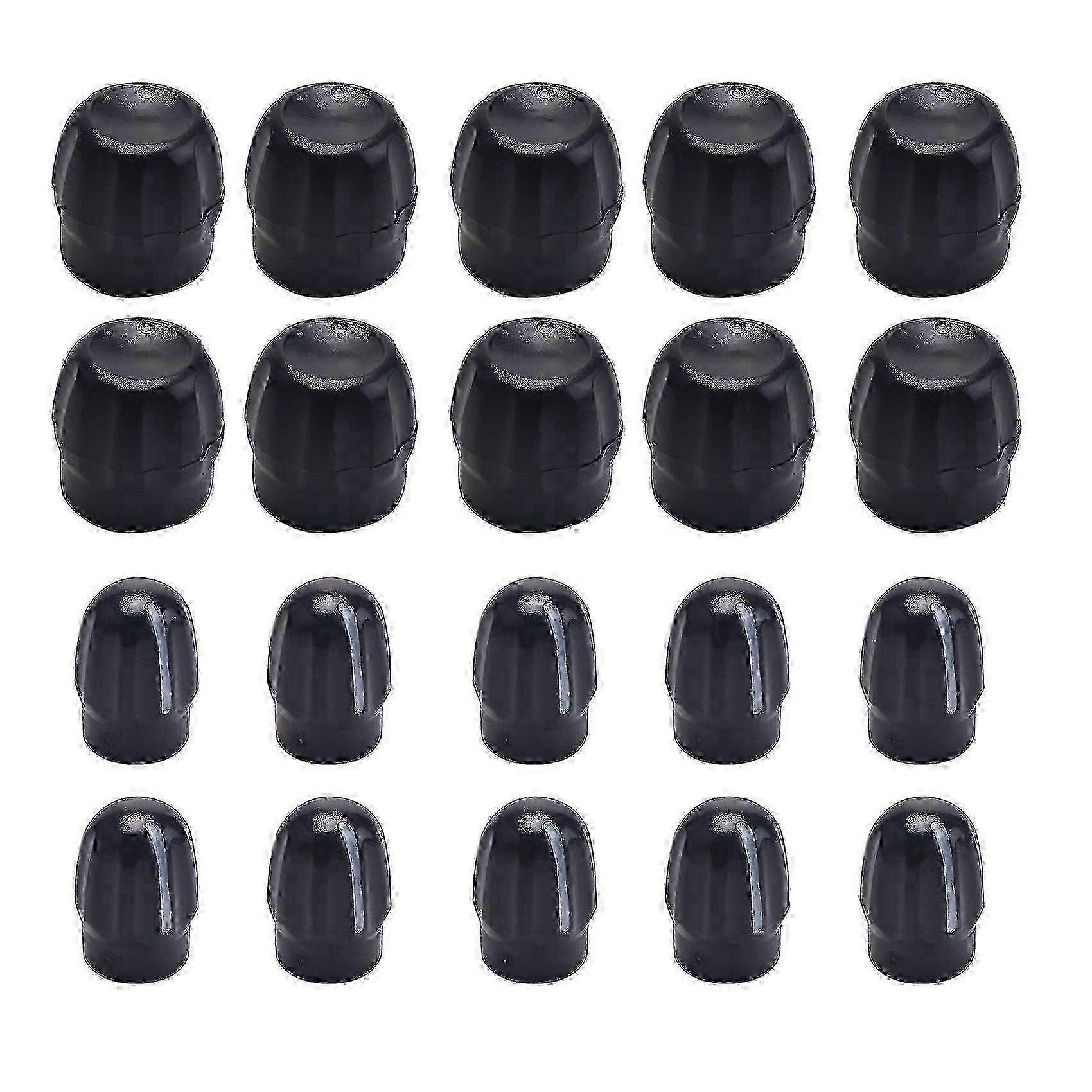 10 Pairs New Arrival Volume & Channel Knobs for Two Way Radio Cp040, Ep350, Gp328, Ep450 Pro5150 Gp338