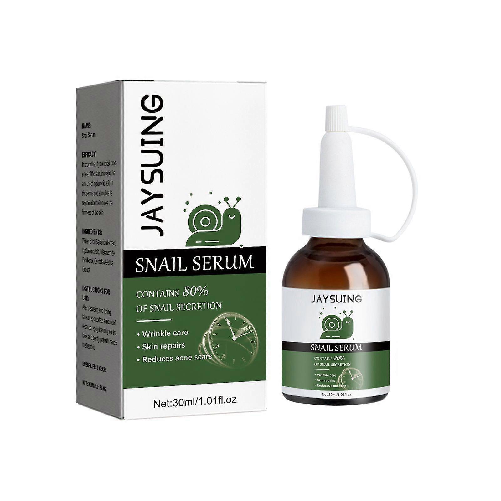 Jaysuing Anti-Wrinkle Moisturizing Snail Essence Light Lines Moisturizing Brightening Skin Color Firming Essence