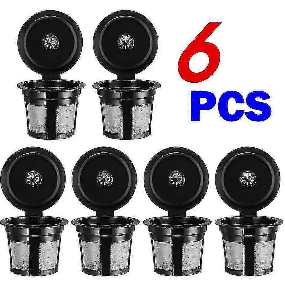 Coffee Filter6Pcs Reusable Refillable K-Cup Coffee Filter Pod