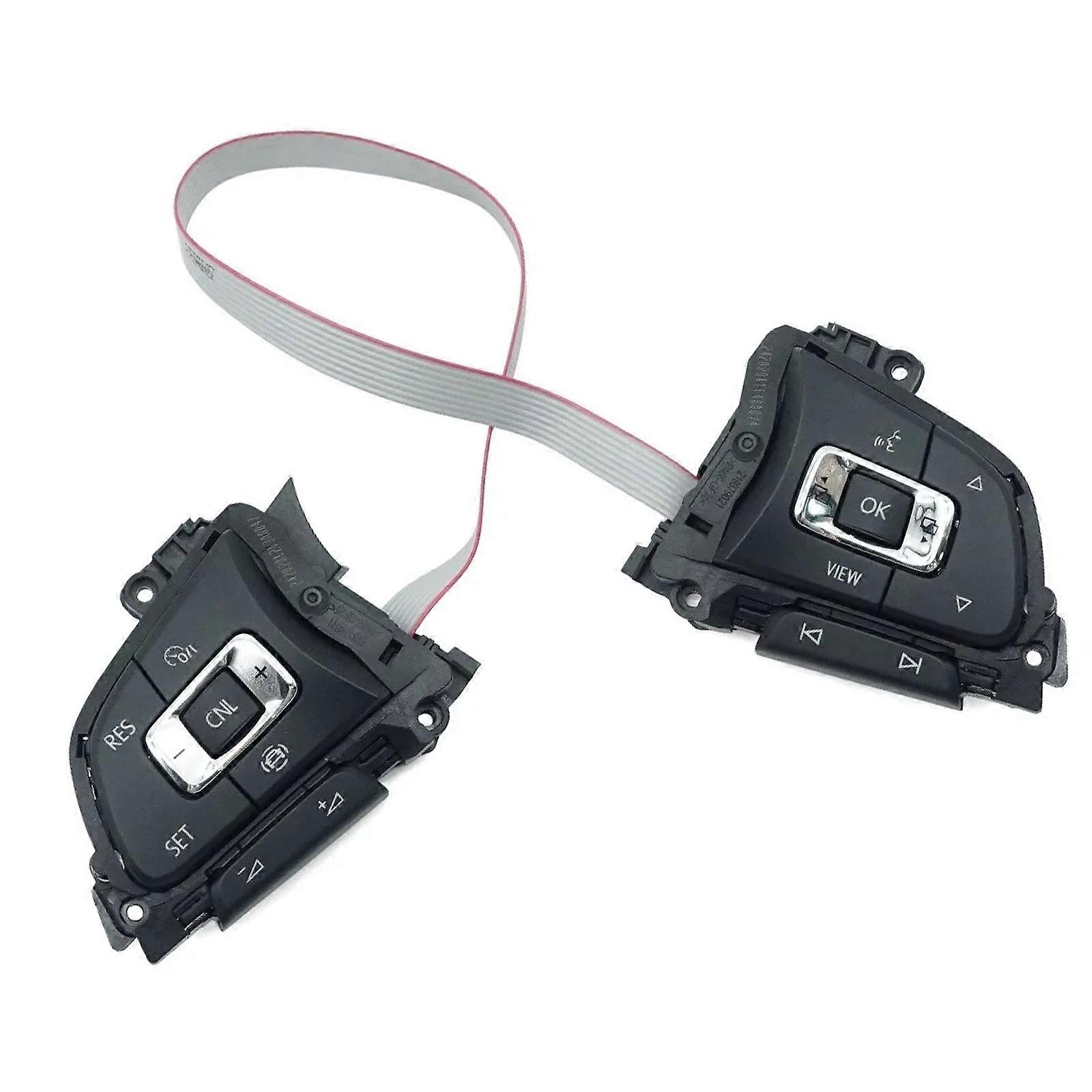 Quick Response Illuminated Steering Wheel Button ABS Construction for Multiple Vehicle 5G0959442K 5G0959442AB 6C0959442B Multicolor