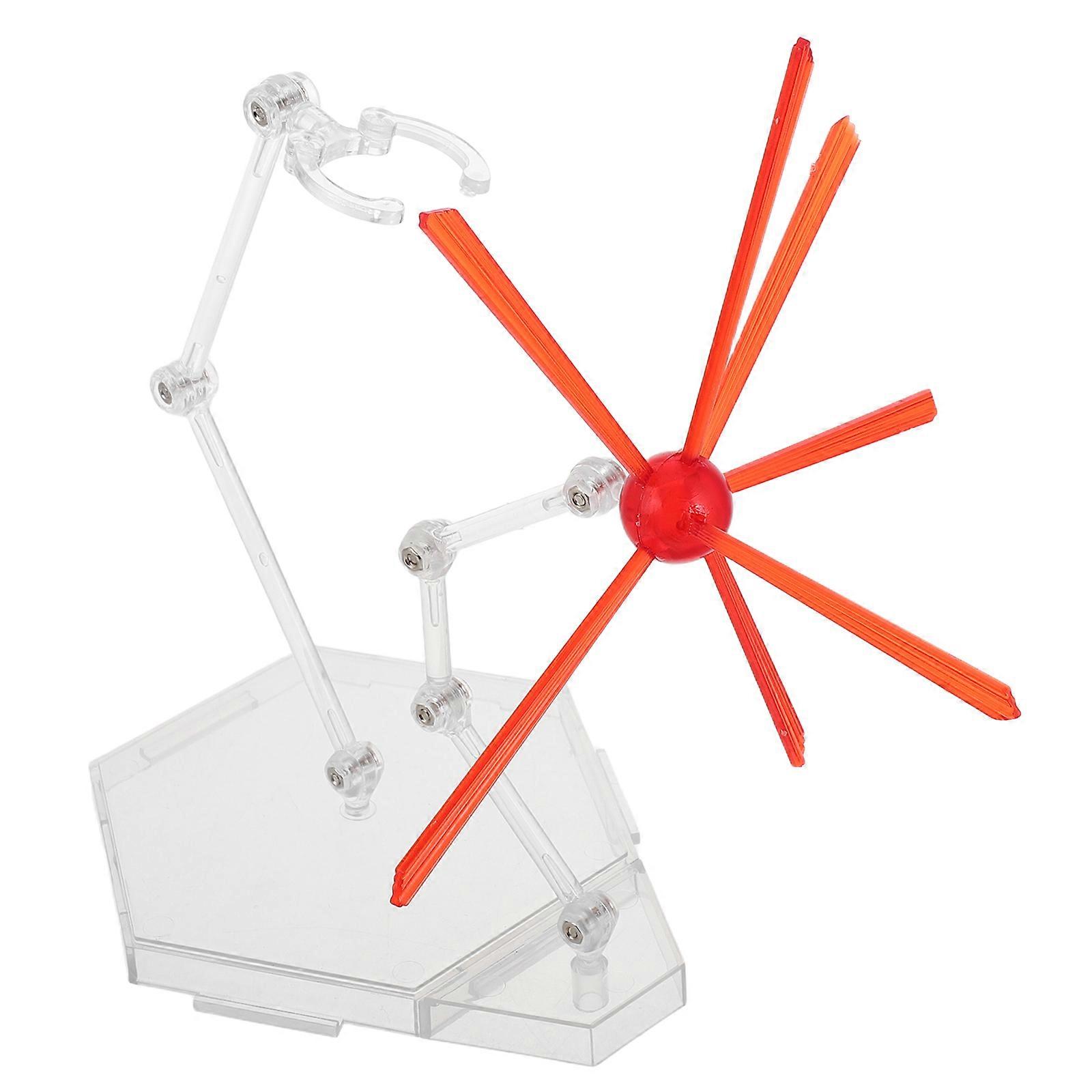 Red Model Display Stand for Dolls with Special Effect 1Set Figure Holder