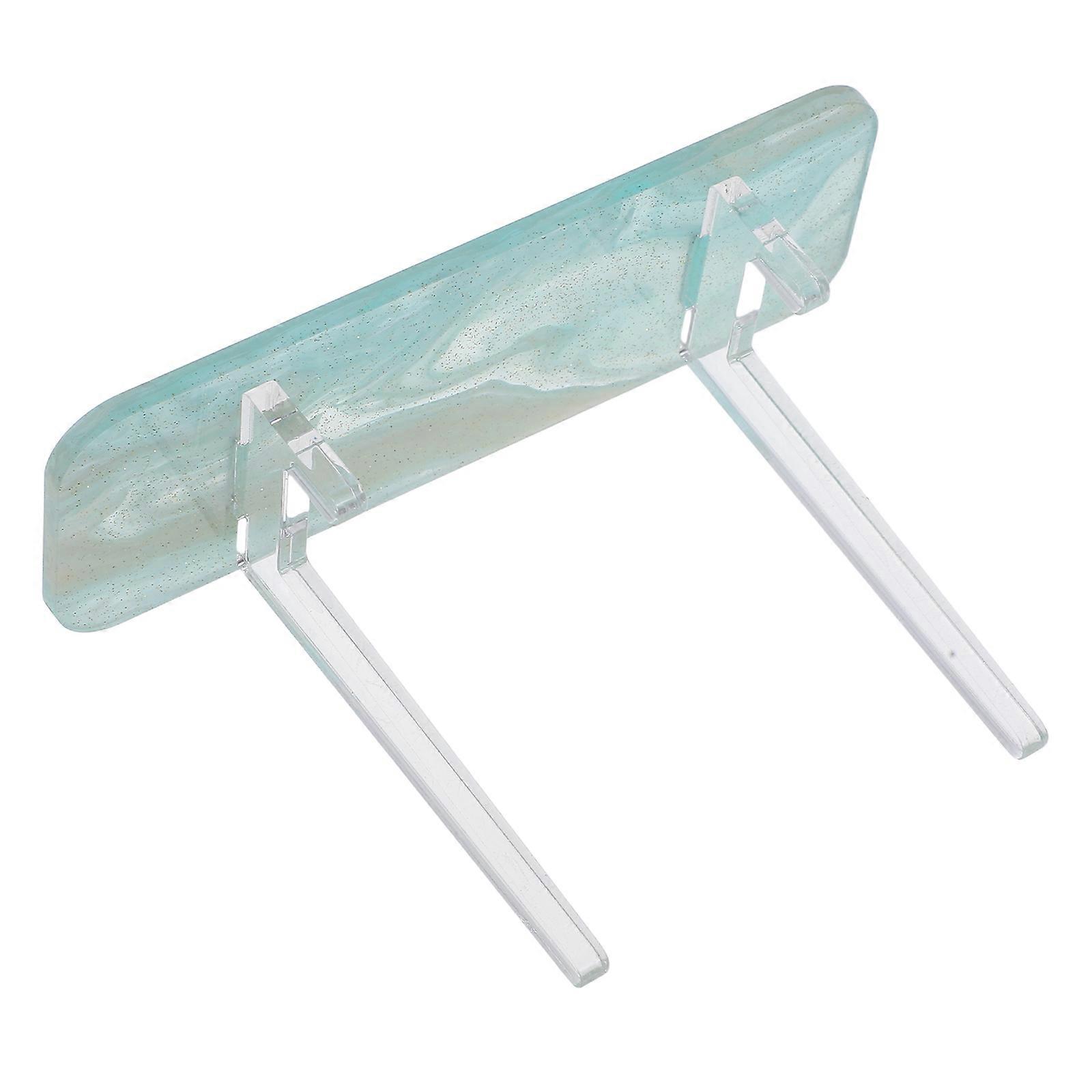 Light Green Acrylic Plate Stand for Display Tabletop Card Holder Stand