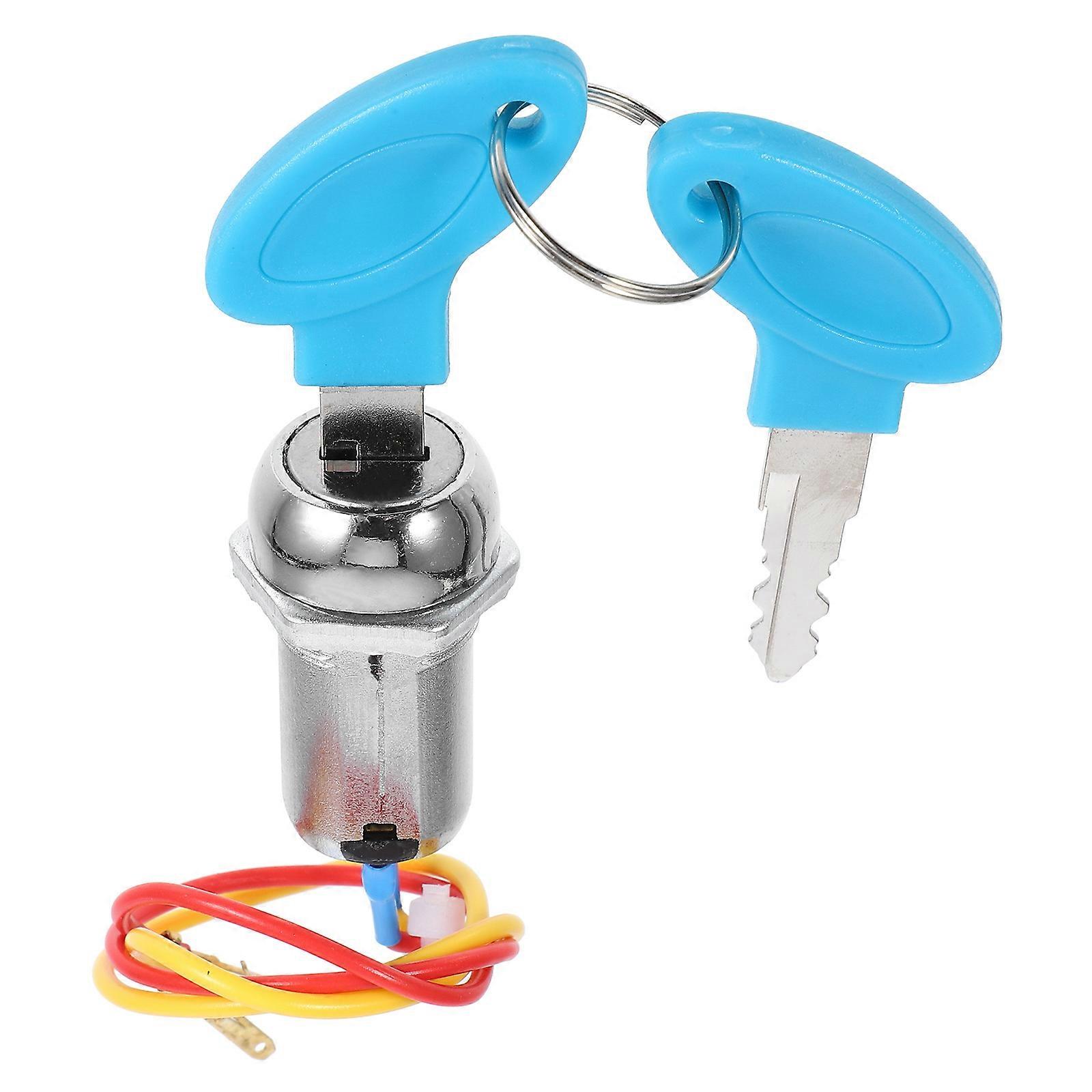 Electric Scooter Ignition Switch with Key Replacement for Wire