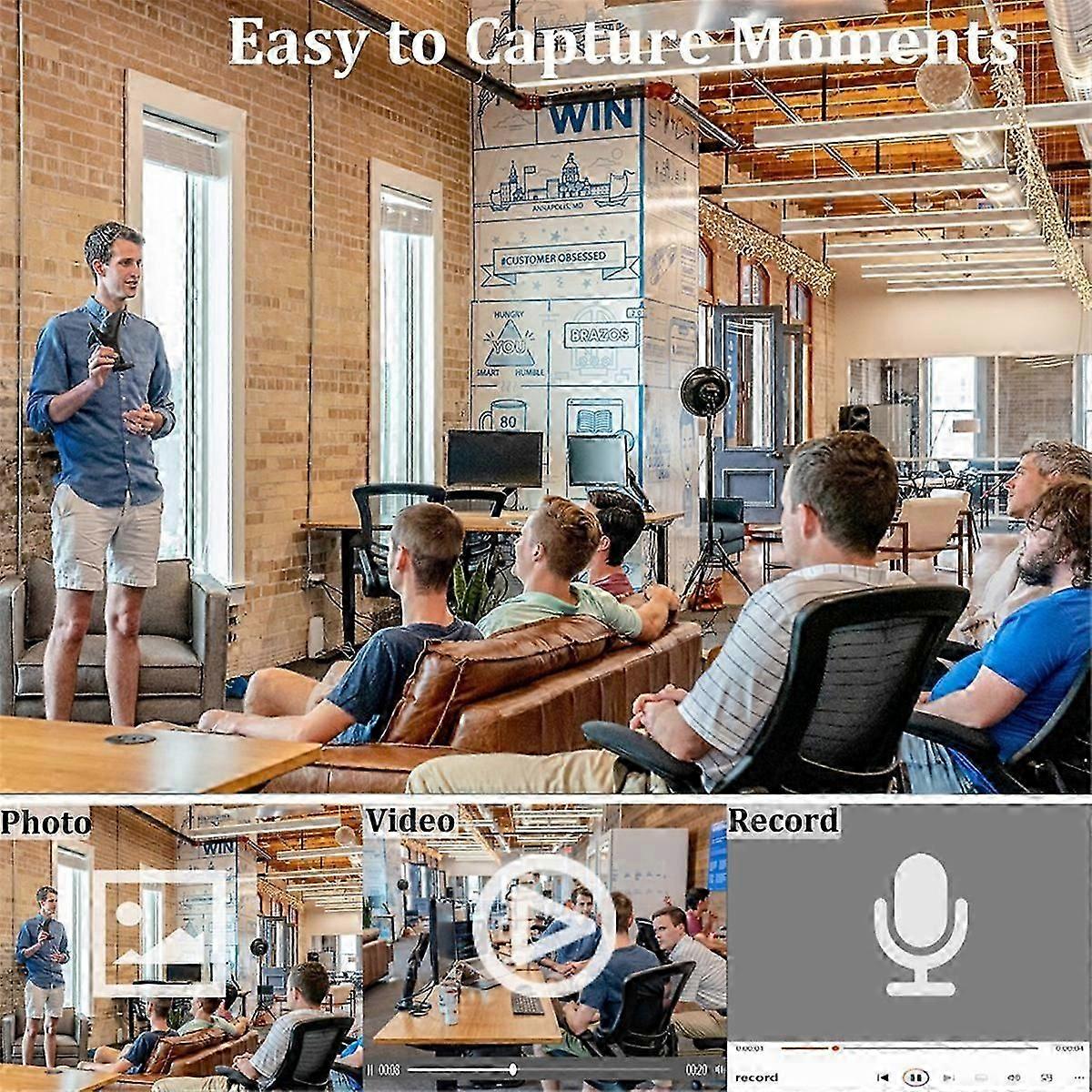 Exquisite Wearable Small Body Worn Cam, FHD Video Recorder(Without Wifi)