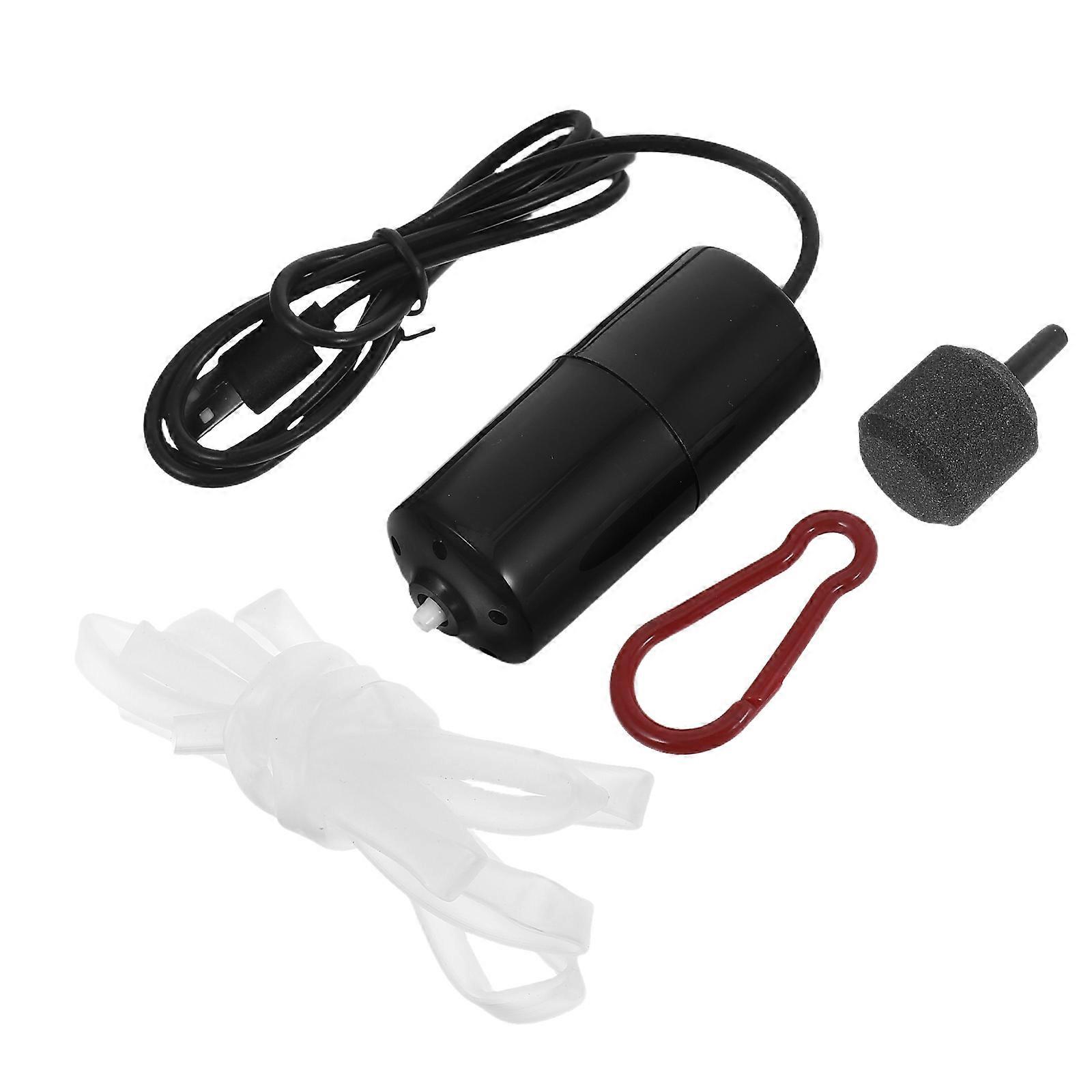 Silent Aquarium Air Pump Compact Oxygenation Quiet Operation Usb Powered 1Set