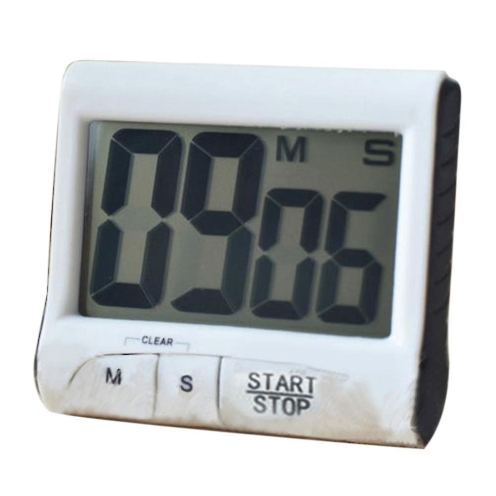 Large Lcd Digital Screen Kitchen Timer Count-down Back Stand Clock Loud Alarm