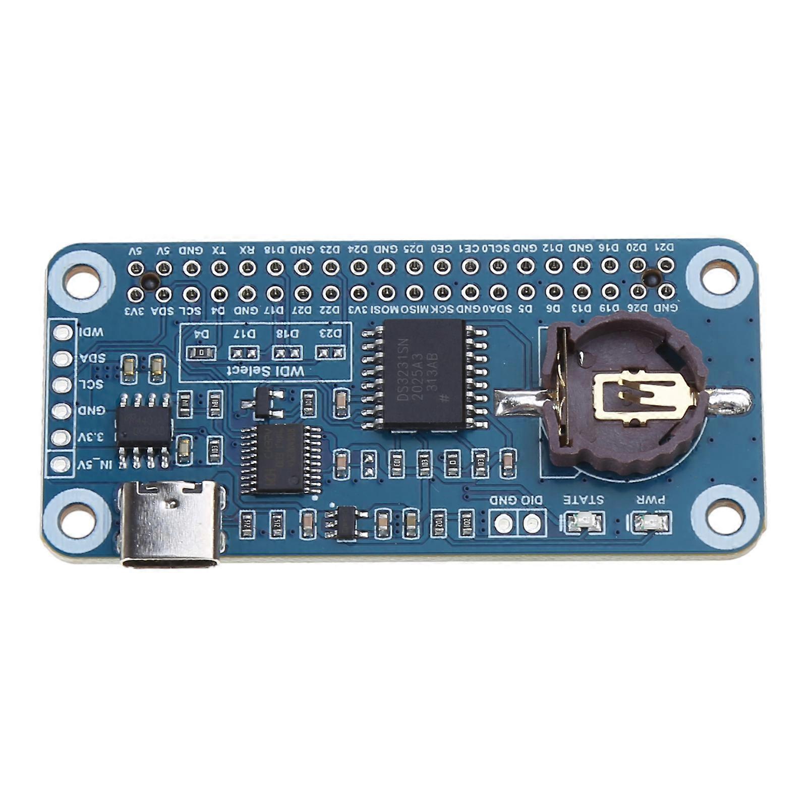 WatchDogs HAT DS3231SN for RaspberryPi/JetsonNano Auto Resets High Precisions Real Time Clock All in One Compact Modules Multicolor