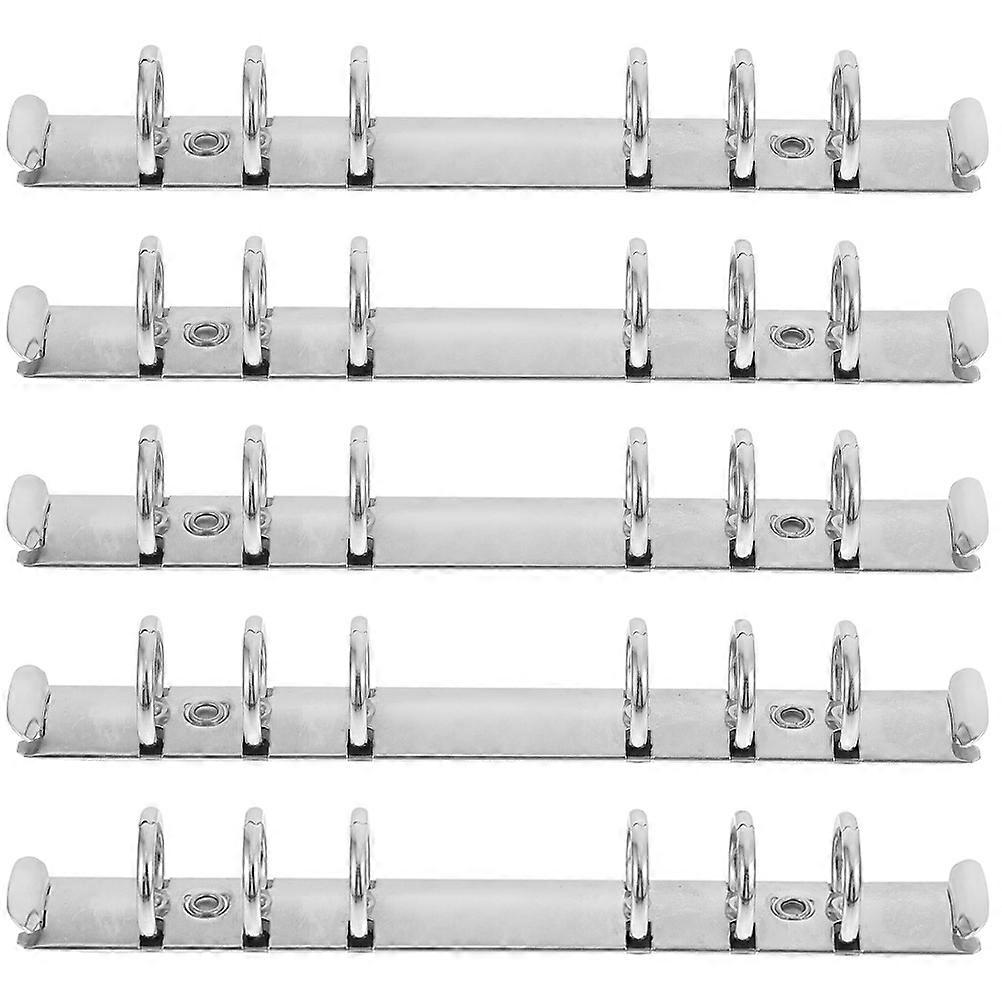 5pcs A6 Binder Mechanism 6 Ring Binder Inserts A6 Mechanism for Notebook Planner