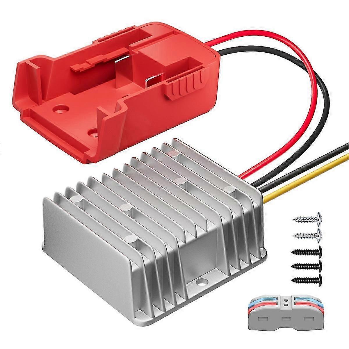 Step-down transformer 18V to 12V for Milwaukee M18 Battery adapter DC 12V 20A 240W Step-down transformer YC