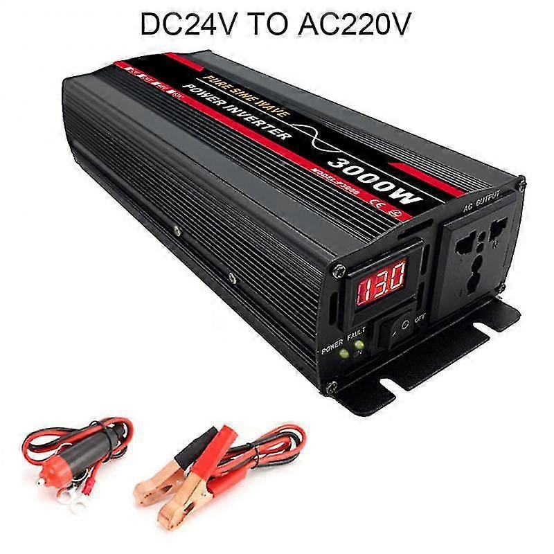 Modified Sine Wave Inverter 12V To 110V 220V 3000W DC To AC Voltage Converter 12
