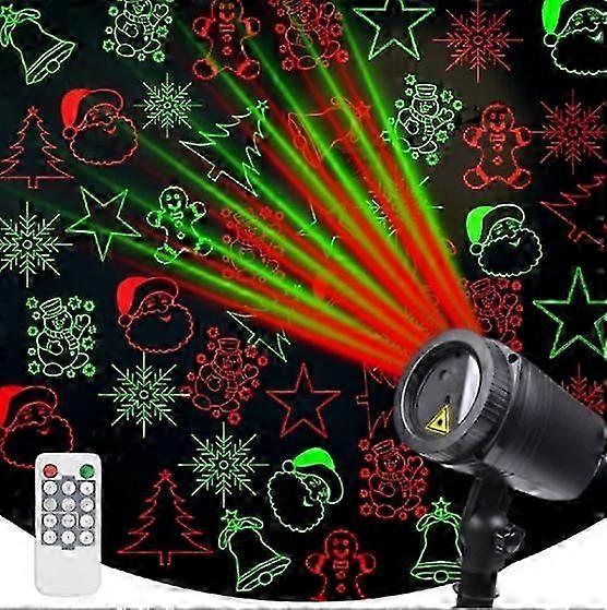 Christmas Laser Projector Lights, Led Projection Lights With Remote, Christmas Lights Projector Star Laser Lights (multi-colored)