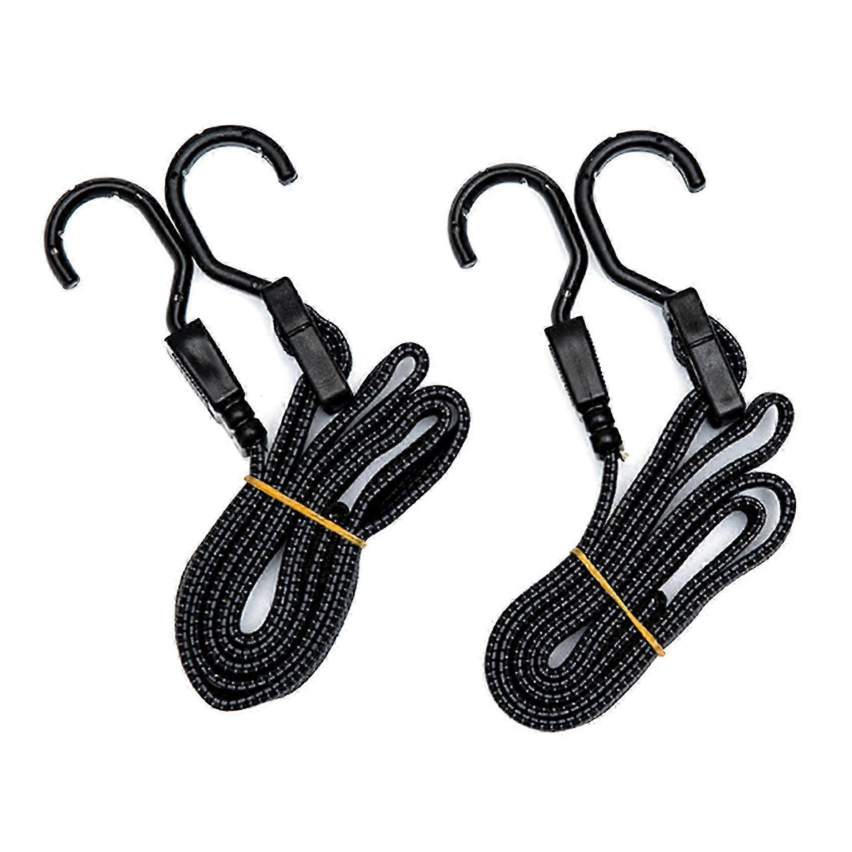 1.2M Bike Elastic Binding Rope Bike Luggage Strap Adjustable Bungee Cords with Hooks Bungee Rack Straps for Bicycle