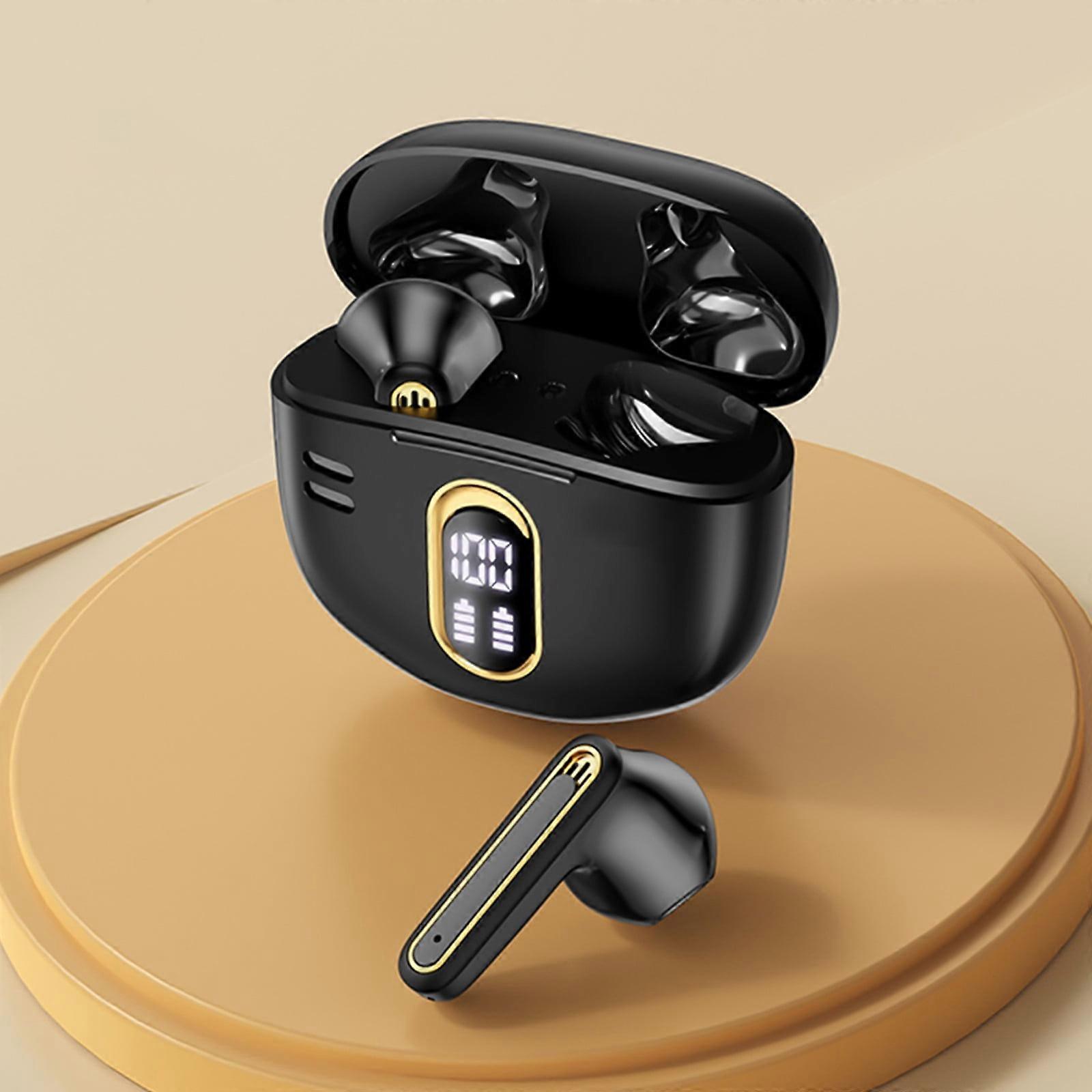 Wireless Earbuds, Bluetooth 5.3 Headphones with Noise Reduction, LED Display & High-Capacity Battery