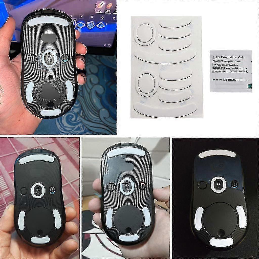 2set For Logitech G Pro Wireless Mouse Skates Upgrade Curved Edges Mouse Feet - FFY