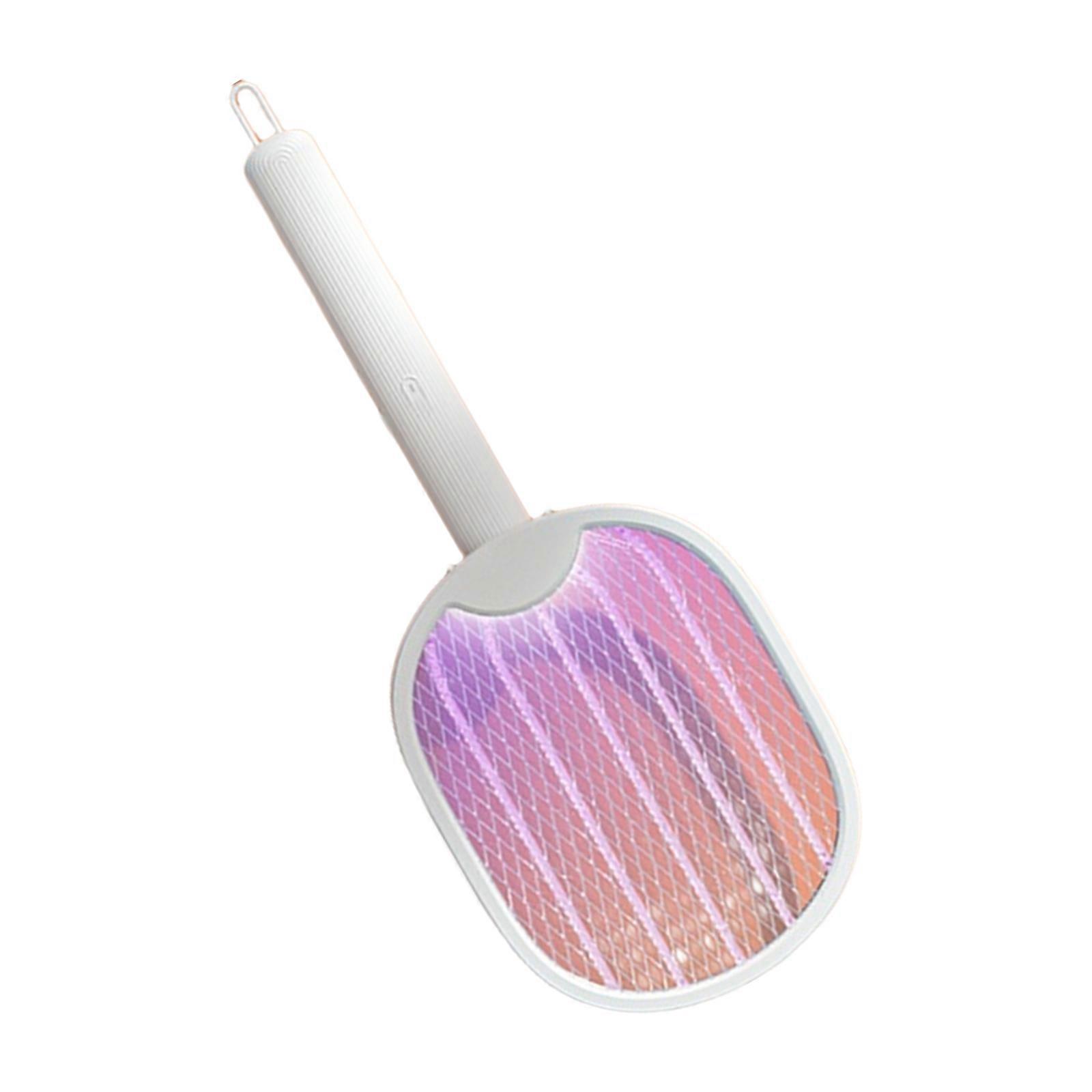 Children Safe Electric Mosquitoes Swatter Efficient Insect Eliminators With Protective Net And LED Indicators For Travel Use Multicolor