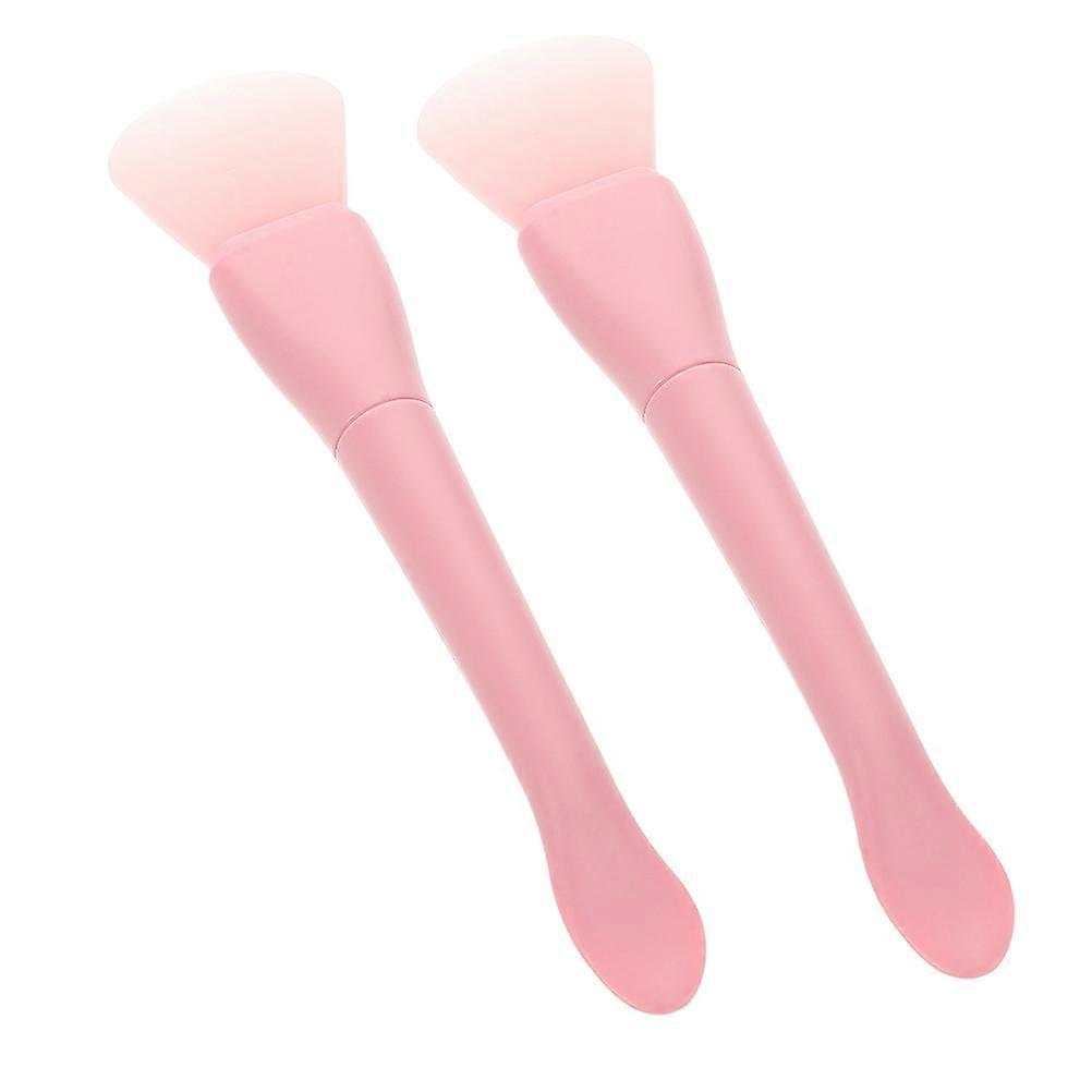 Face Mask Silicone Brush 2Pcs Dual-Head Applicator for Skincare Application
