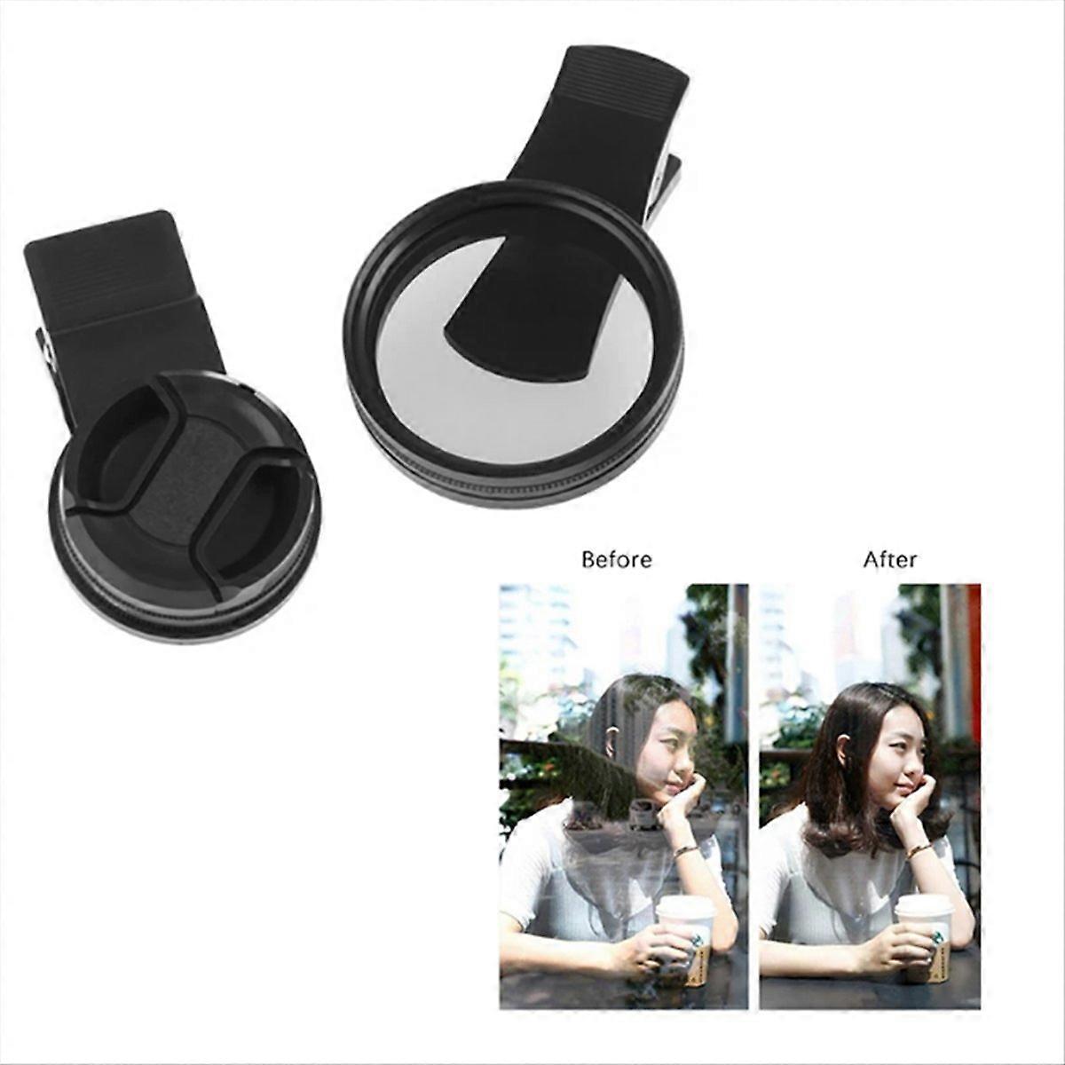 37MM CPL Filter Circular Camera Black Accessories Universal With Clip