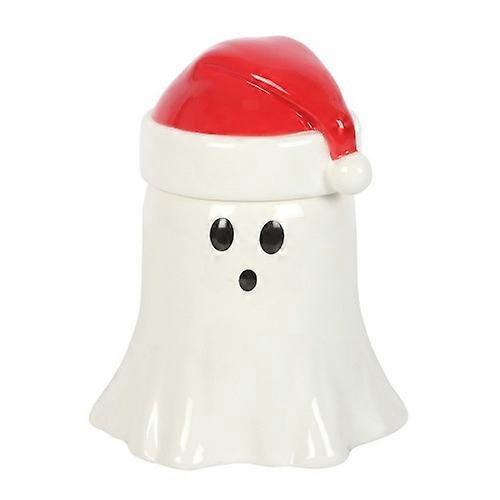 Something Different Ghost With Santa Hat Oil Burner