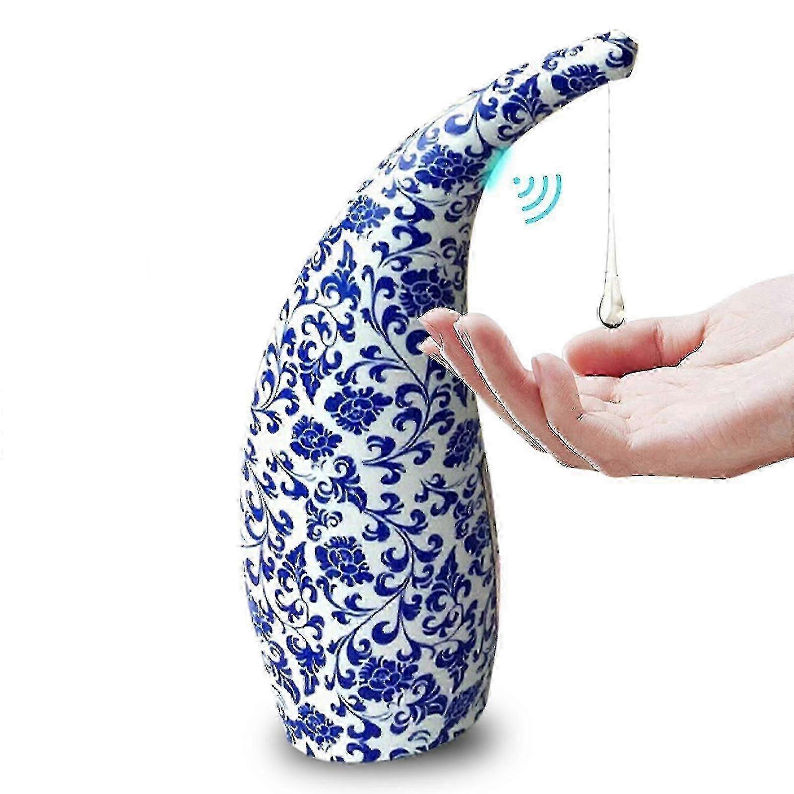 25-26 300mL Infrared Automatic Soap Dispenser for Hands-Free Use with Liquid, Lotion, or Gel in Bathrooms and Kitchens