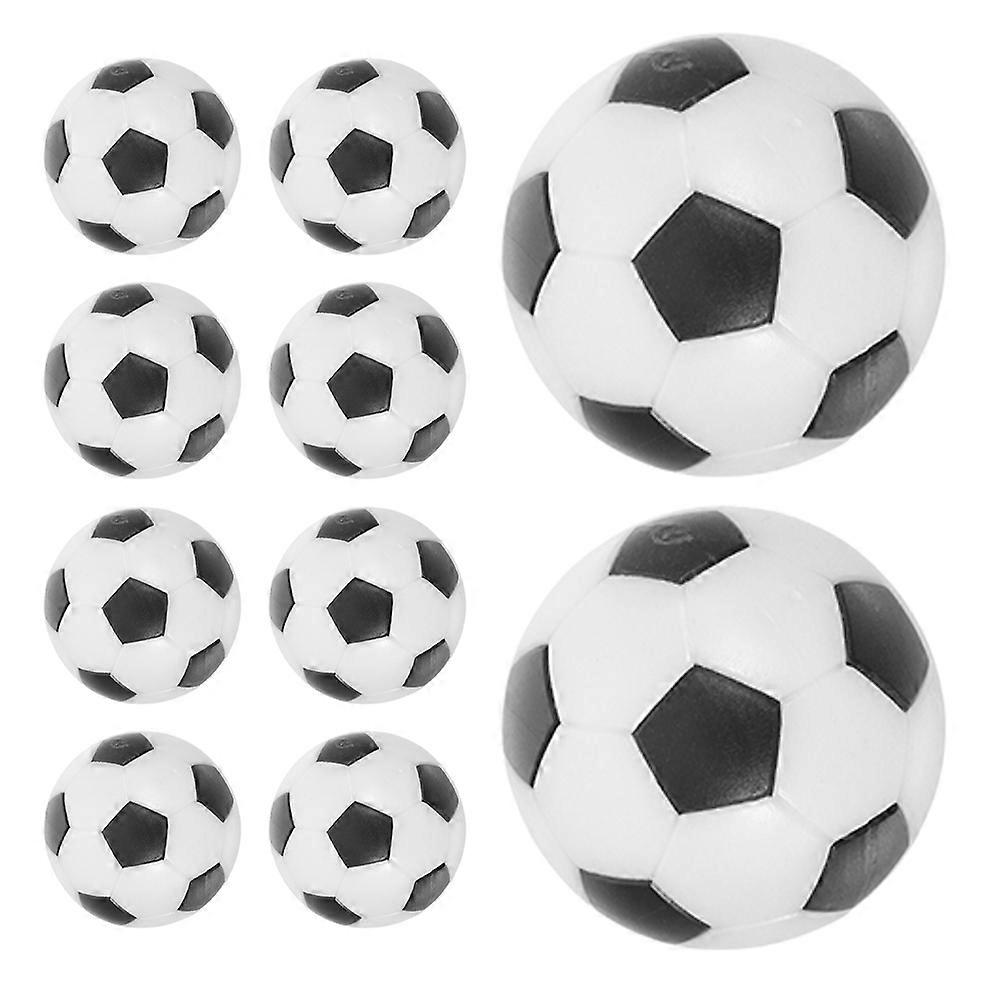 Table Football Replacement Balls Plastic for Foosball 10Pcs Set