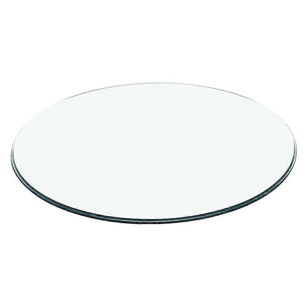 Round Glass Table Top Transparent Tempered Glass Table Top Thickened Clear Table Top for End Table