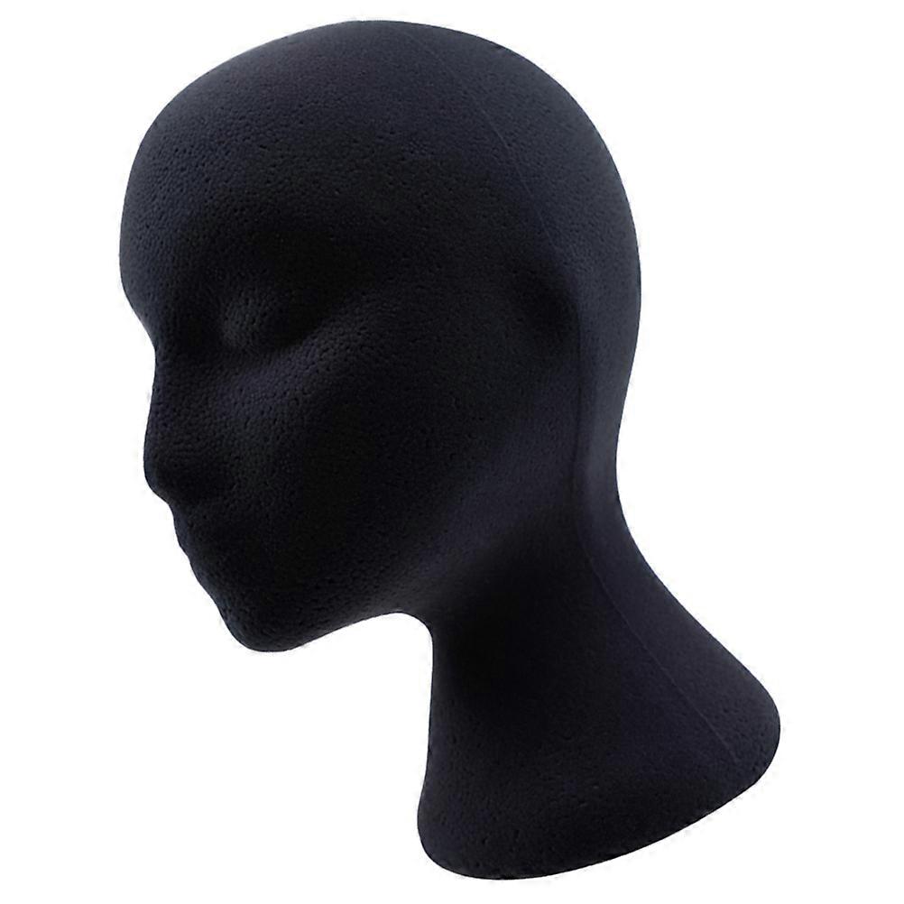 Black Wig Display Stand for Wig Storage 2Pcs Mannequin Head Support
