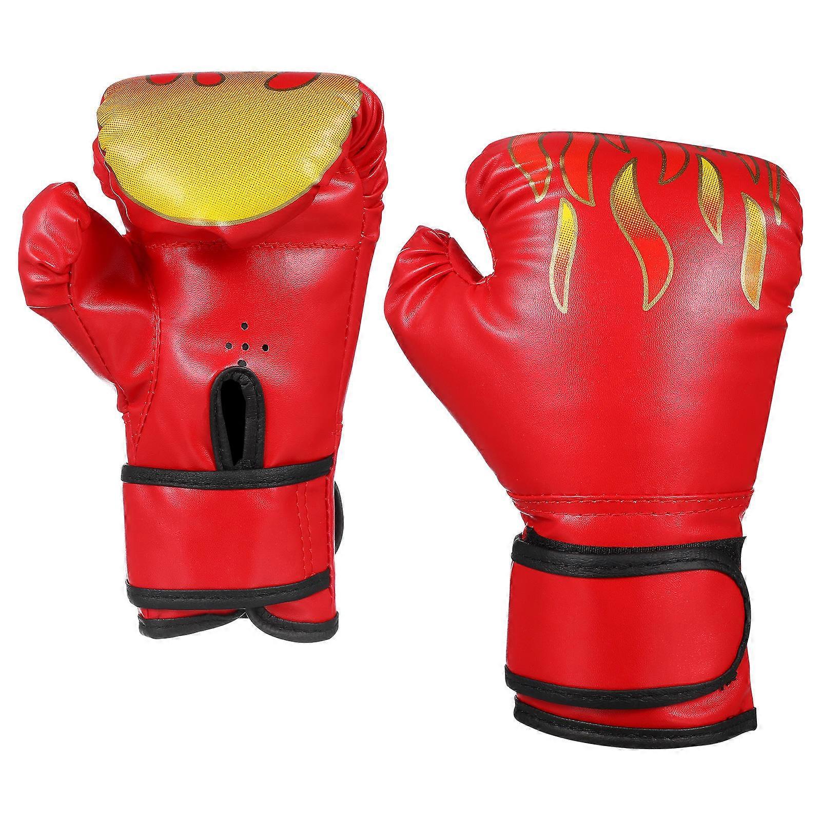 Comfortable Boxing Glove Kickboxing Glove for Training 2Pairs in Red