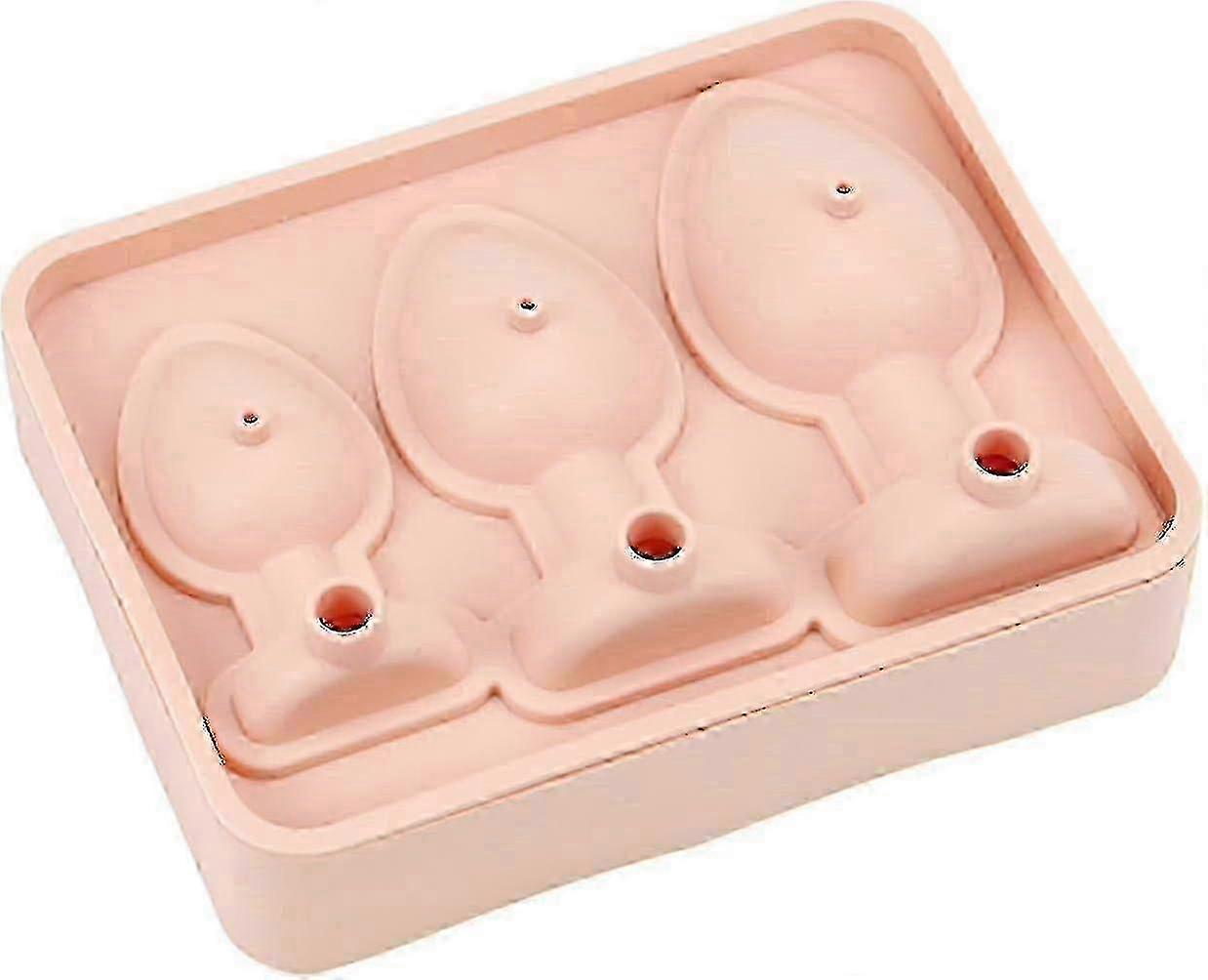 Silicone Ice Cube Mold for Practical Jokes, Fun Butt Plug Shape
