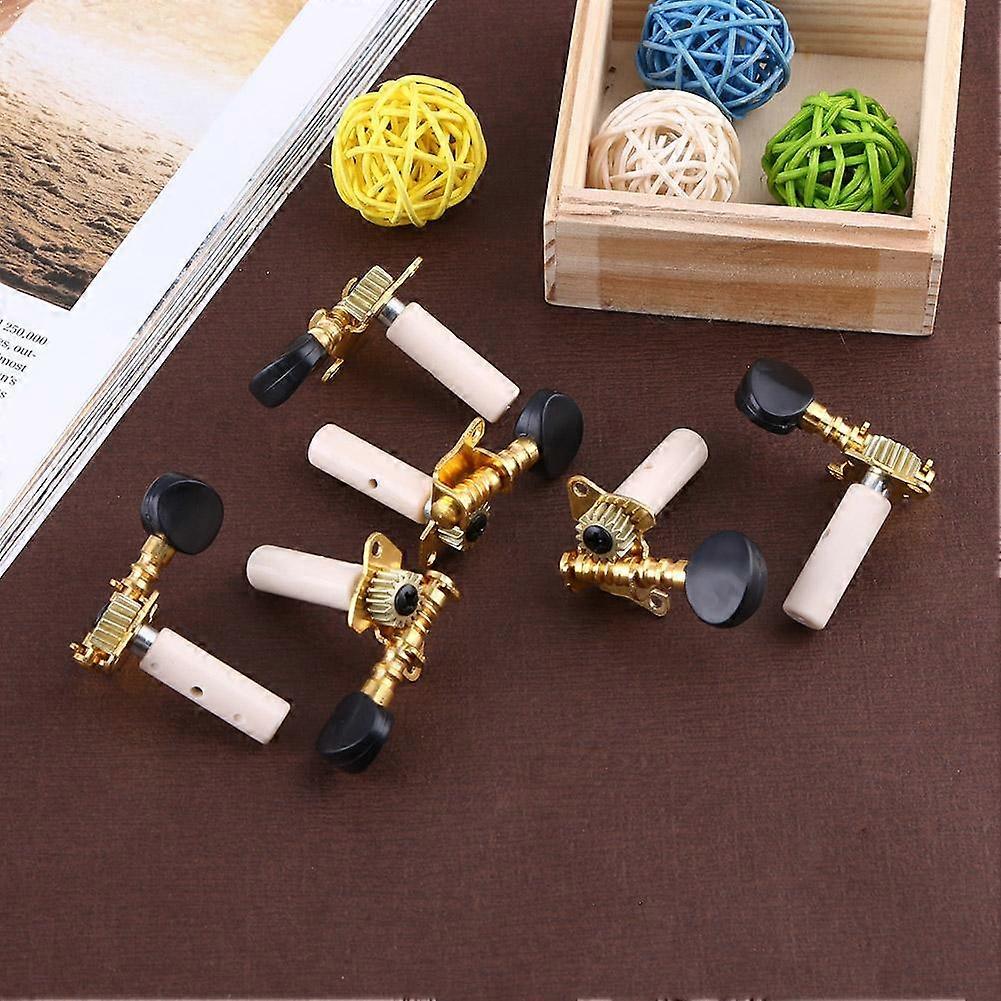 6pcs Open Machine Heads String Tuners Tuning Pegs for Classic Guitar Parts