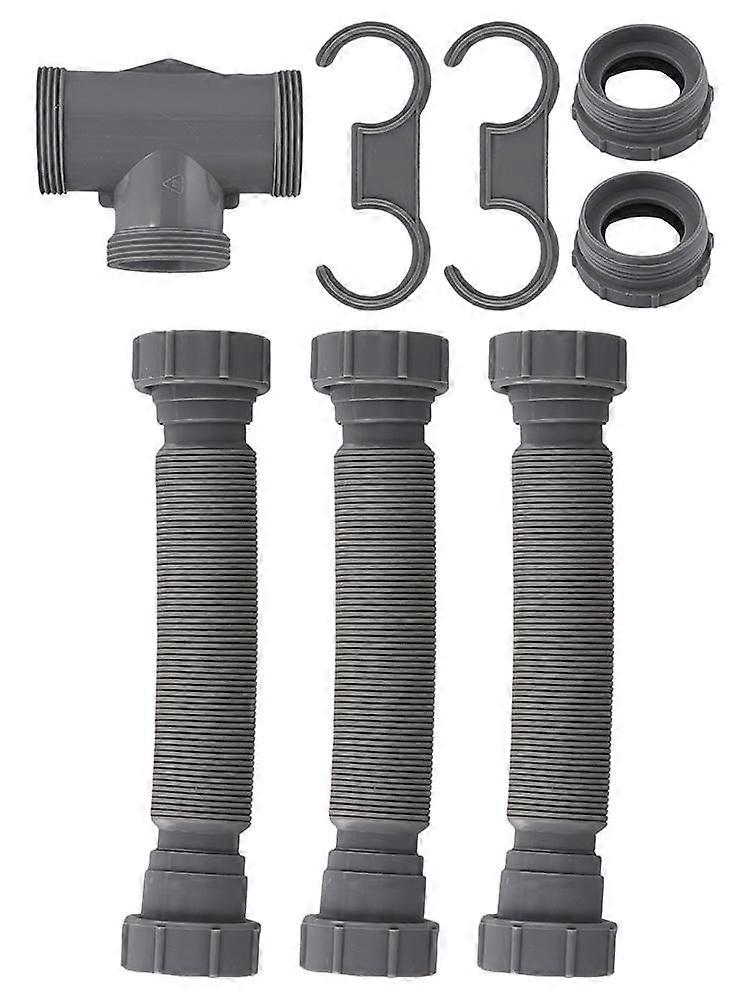 All Inclusive Adjustable P Trap Drain Kit for Kitchen Installations