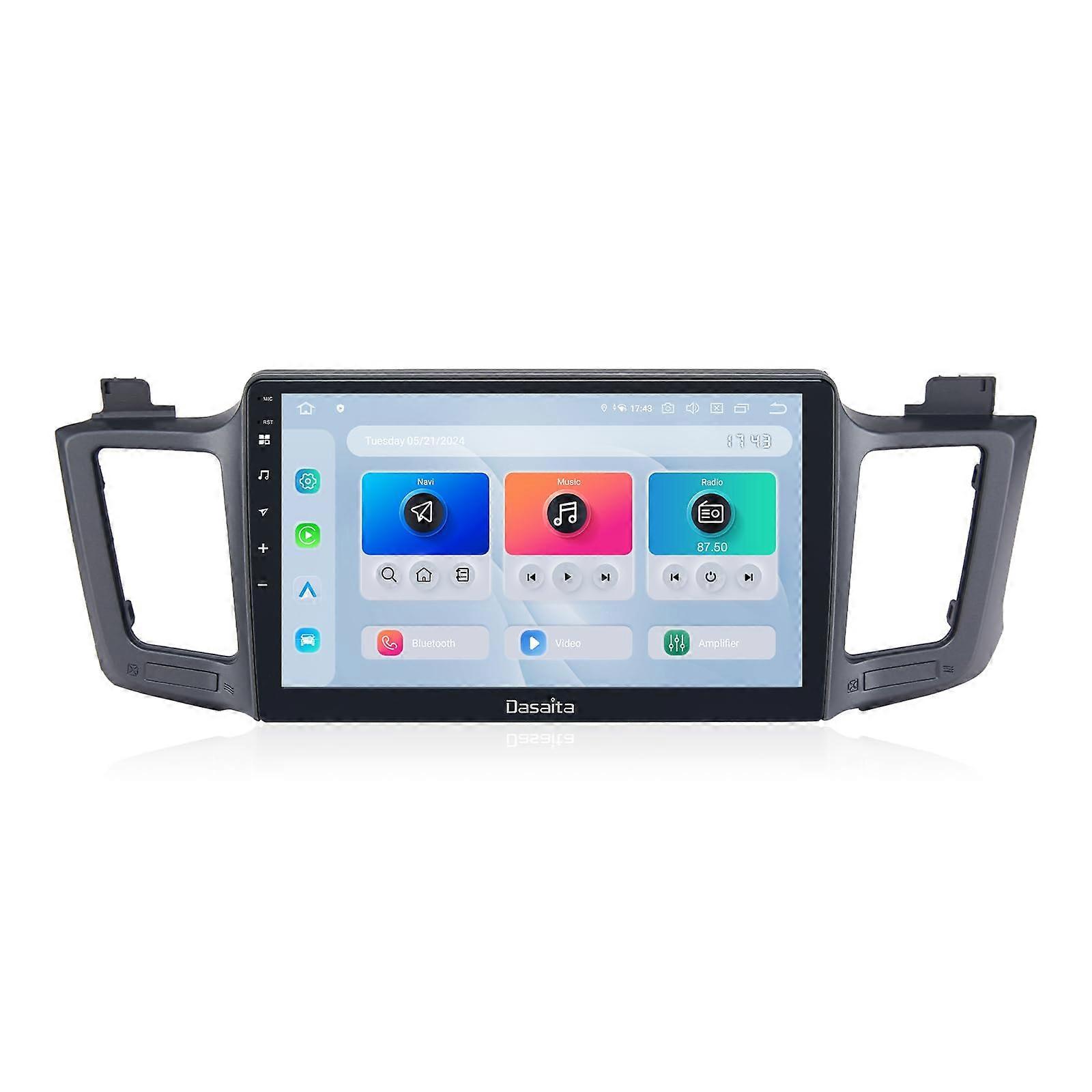 Android 13 Car Stereo for Toyota RAV4 20132018, Wireless CarPlay Android Auto, 10.2' GPS Touchscreen, Bluetooth 5.0, 4G LTE, 1280x720P Display