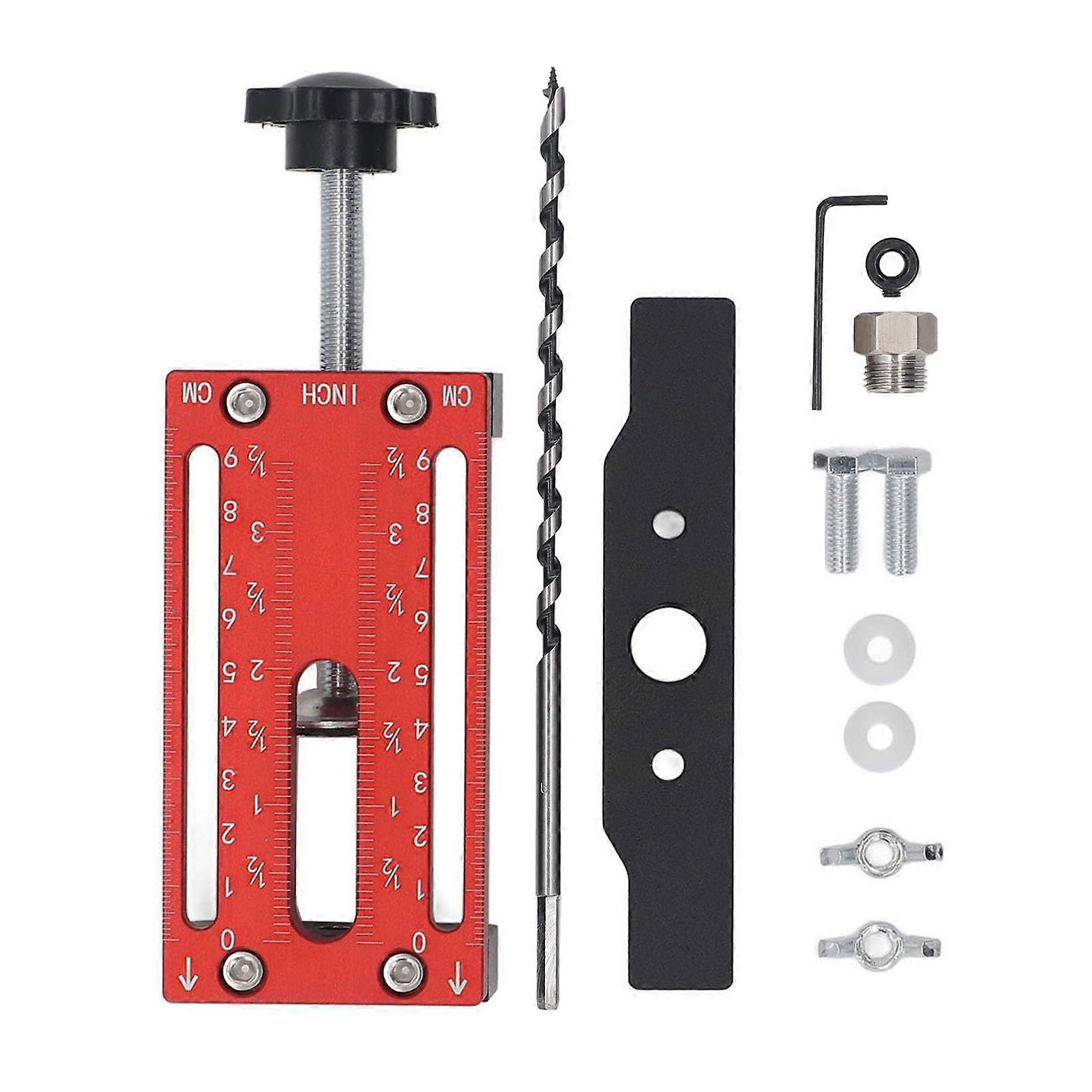 Cabinet Door Mounting Jig with Adjustable Support Arm, Precision Alignment Tool for Kitchen Cupboards
