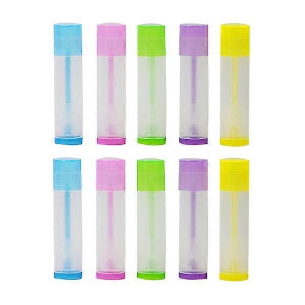 Lip Balm Tubes Empty Lipstick Tubes for Storage 100Pcs Assorted