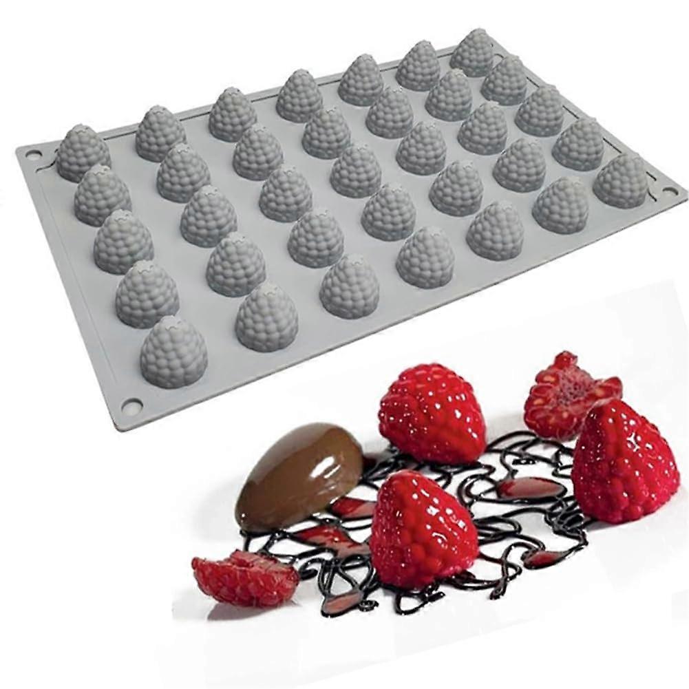 Silicone Cake Mold Raspberry Shape 3D Fruit Baking Mousse Chocolate Dessert Food Grade
