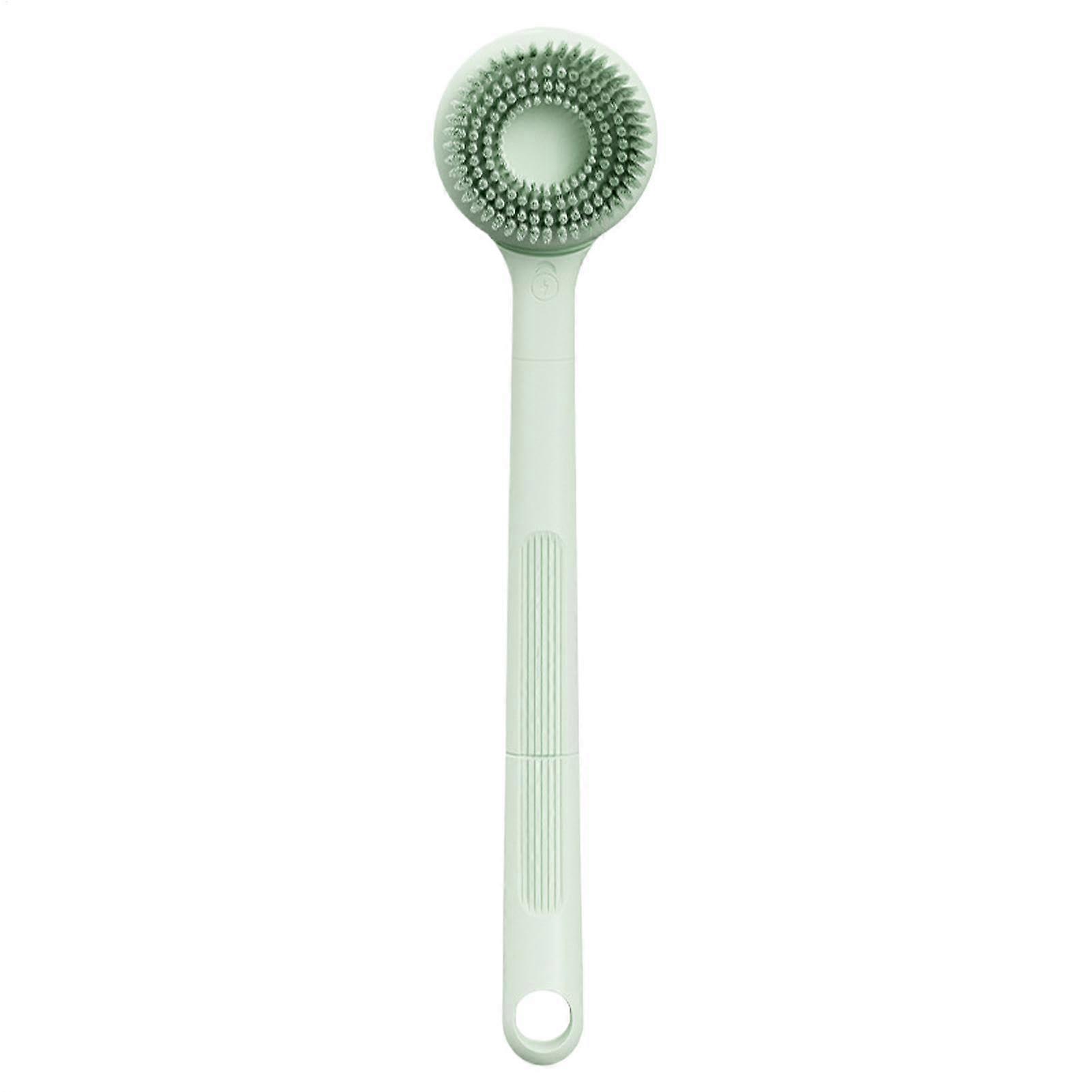Electric Body Scrubber with Detachable Long Handle, Rechargeable Bath Brush for Deep Cleansing